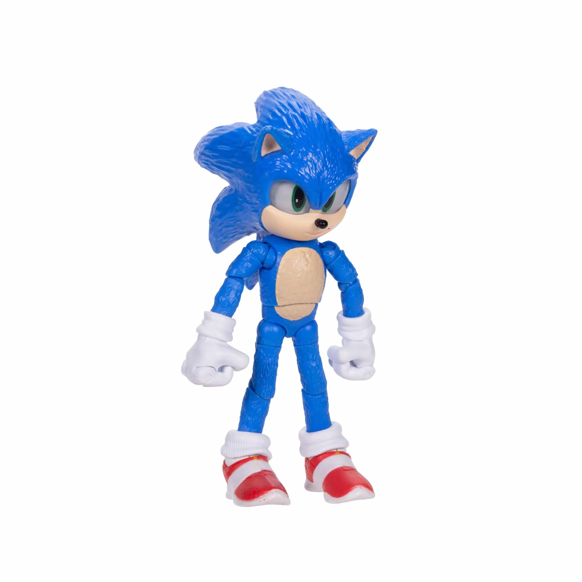 Sonic 3 Le Film Figurine Articulée Sonic avec Émeraude 12,7 cm 20 Articulations Jouet Collection Jeux Vidéo