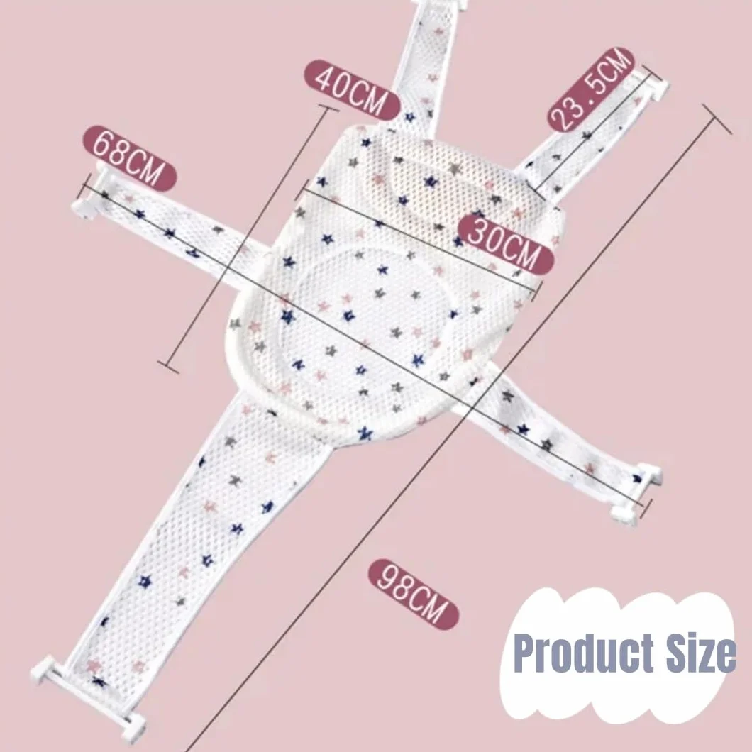 Siège de Bain pour Bébé Coussin Antidérapant Support Baignoire Bébé Universel Accessoire