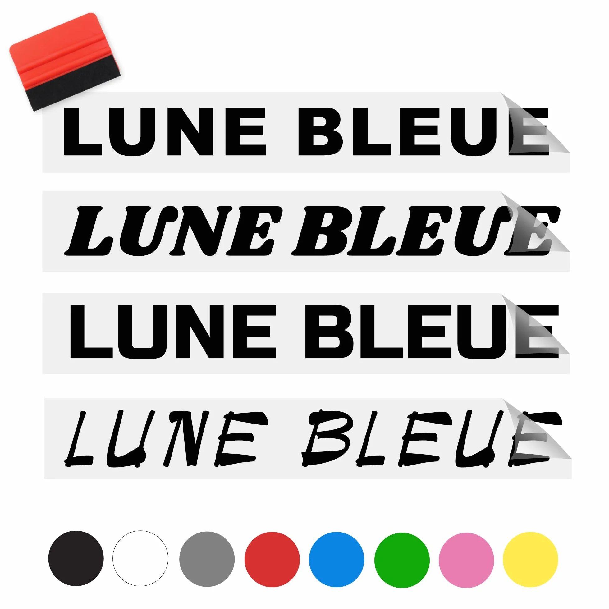 Stickers Autocollant Personnalisable Nom Bateau Résistant Eau de Mer UV Jet Ski Voilier Catamaran