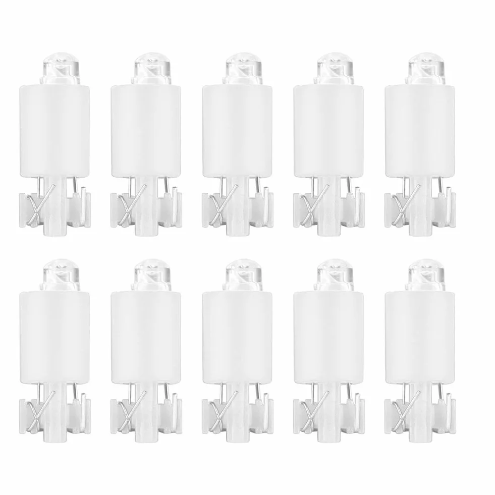 Bouton d'Arcade LED 10PCS, Accessoires de Commutateur de Jeu Vidéo, Résistant à l'Usure, Précision (Blanc)