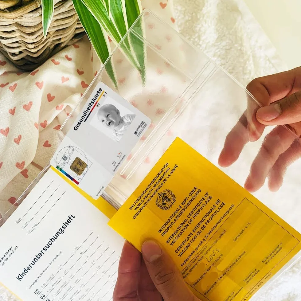 Lot de 3 housses de protection en organza pour carnet d'examen