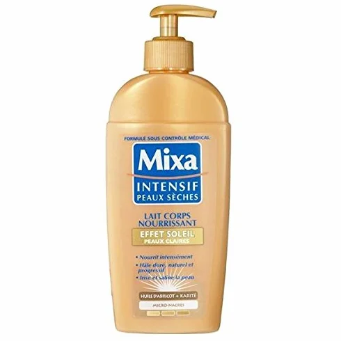 Mixa Intensif Peaux sèches Lait effet soleil peau claire 250ml