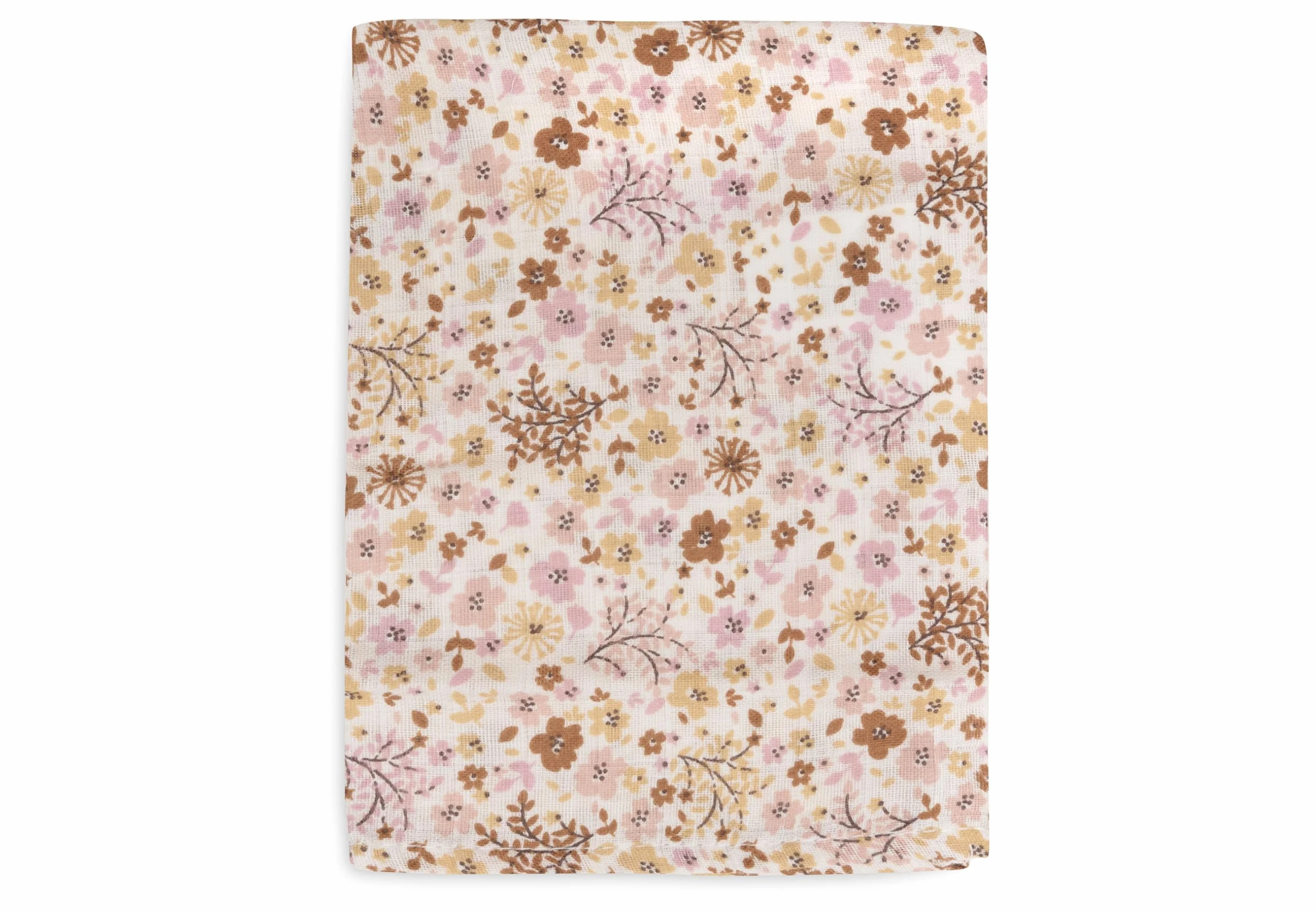 Jollein Gants de Toilette Bébé Flower Fairies Lot de 3 15x20 cm Mousseline 100% Coton OEKO-TEX