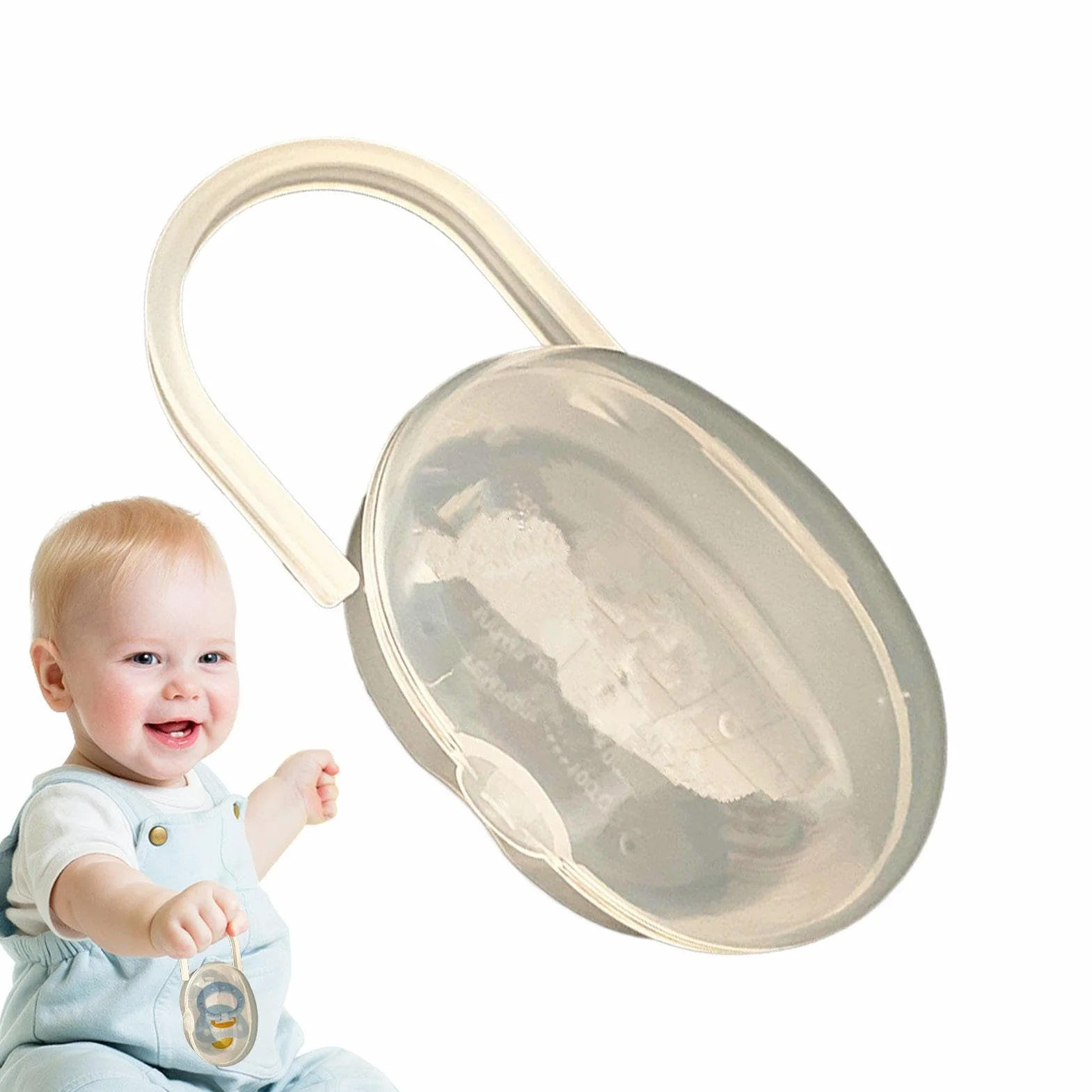Étui À Sucette 4,72 Pouces PP Portable Protection Voyage