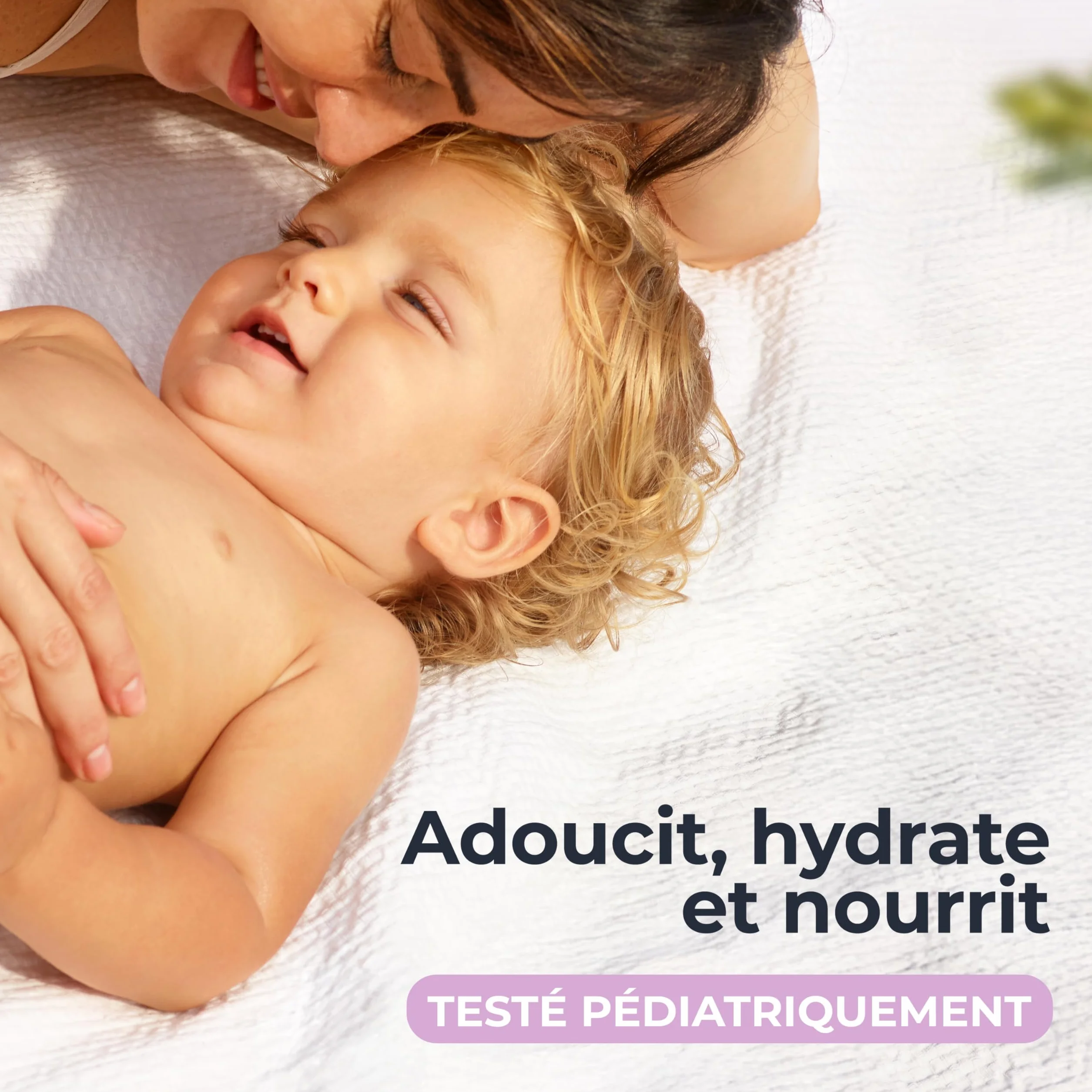 Le Petit Marseillais Bébé Huile de Douceur Amande Douce 118 mL Massage Bain Corps Cheveux Peaux Sensibles