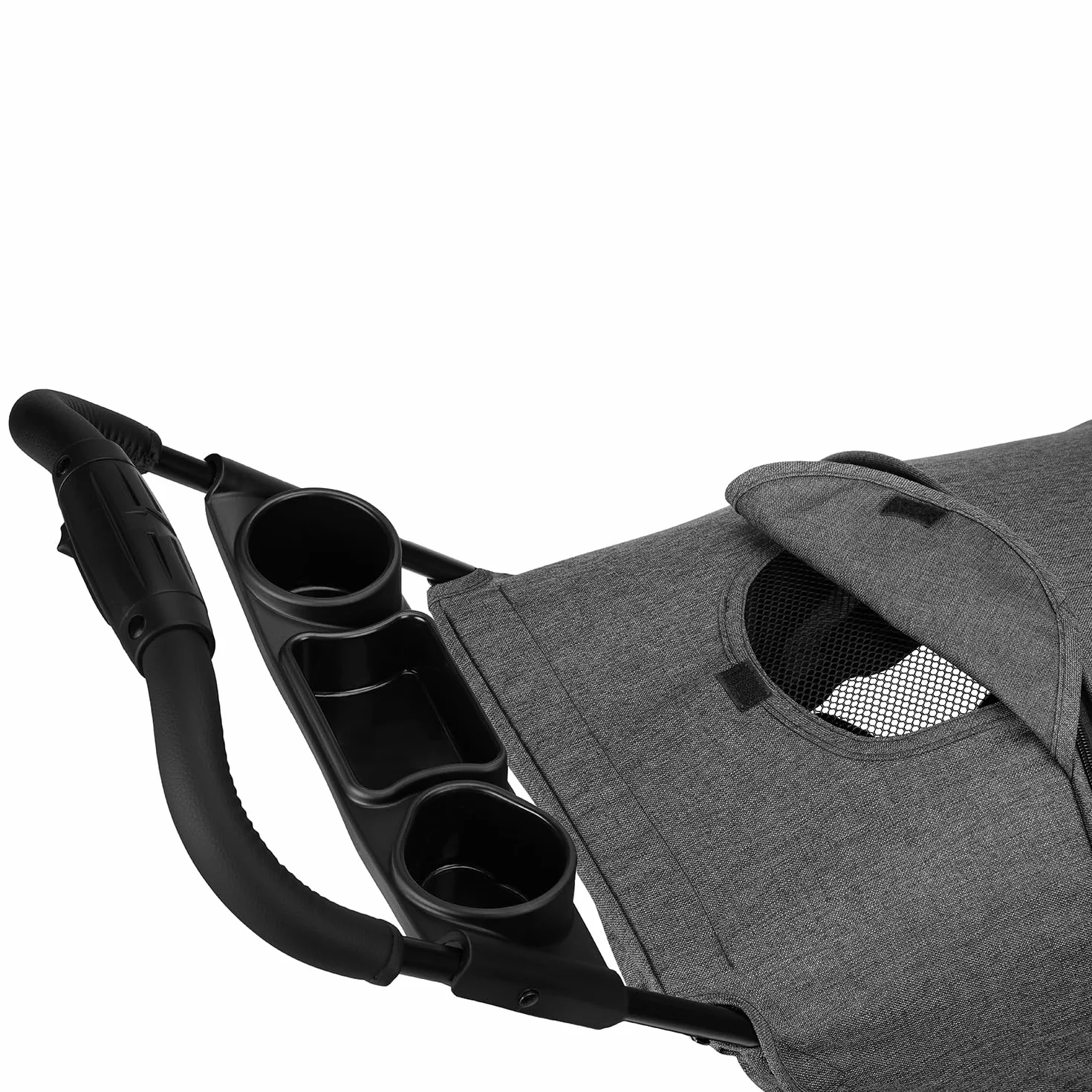 Poussette MoMi ISLA 6 mois 15 kg harnais 5 points panier couvre-pieds porte-gobelet plateau goûter sac couches