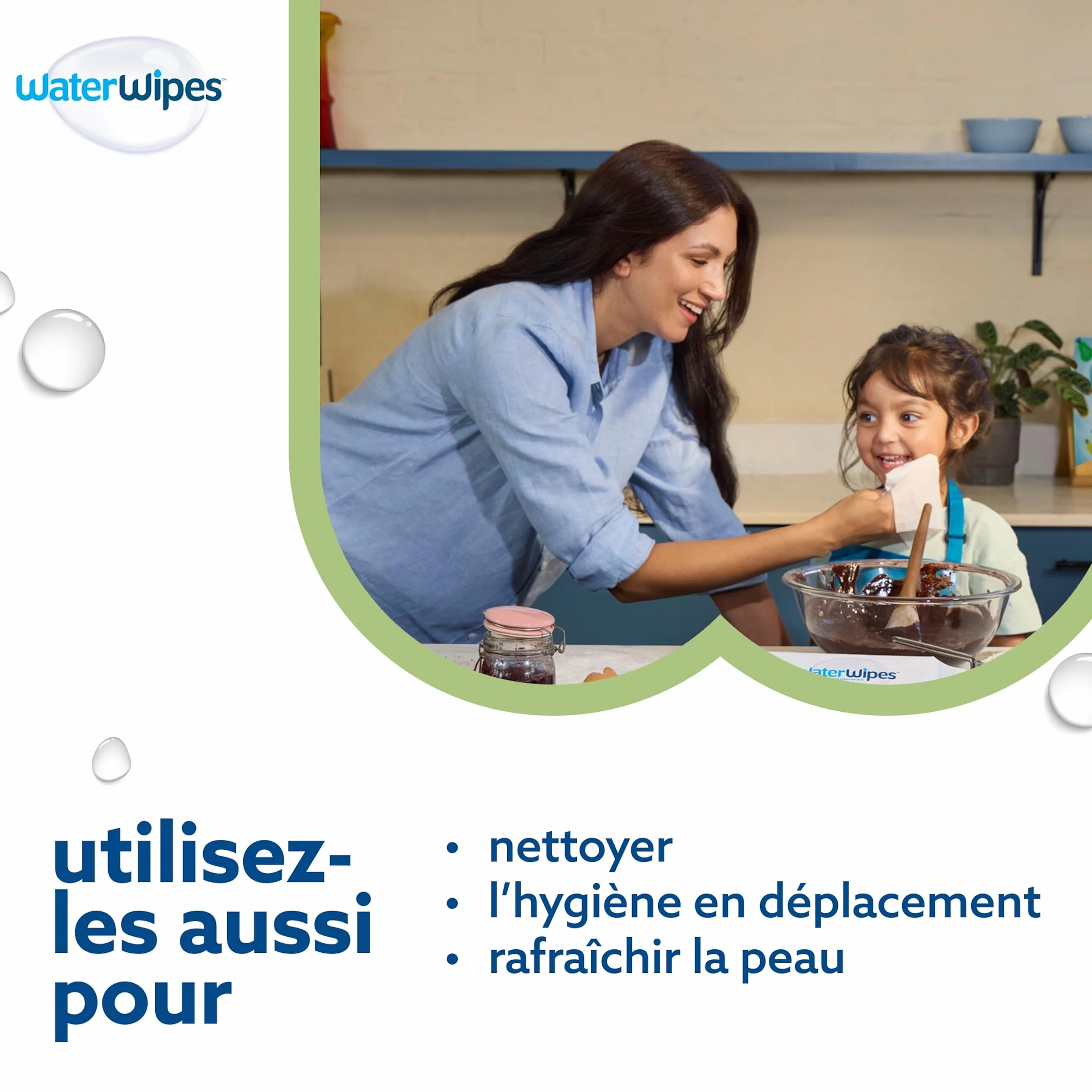 WaterWipes Sensitive+ Lingettes Bébé 240 unités (4 paquets) 99,9% d'eau Textured Clean non parfumées