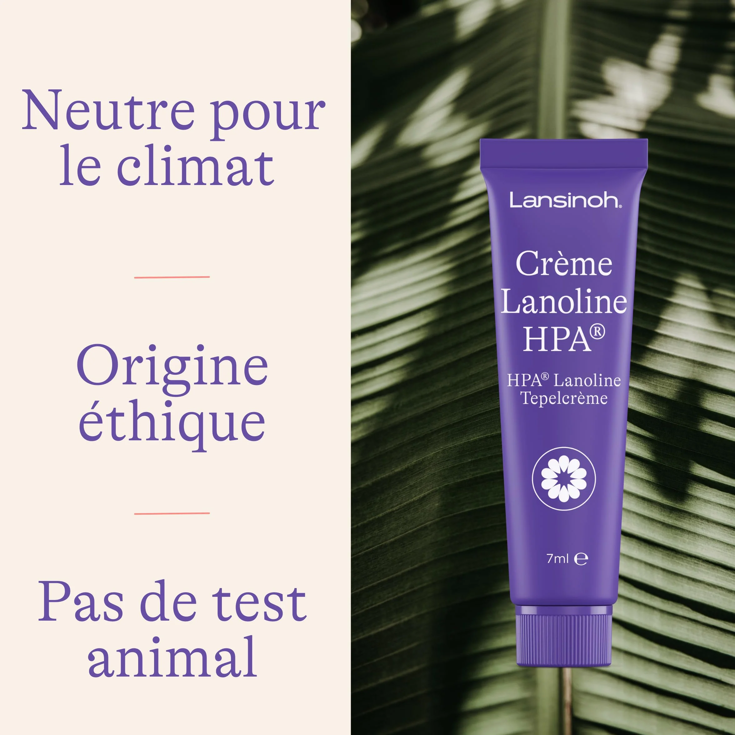 Lansinoh Crème Lanoline HPA 3x7ml Soin des seins Allaitement 100% Naturelle