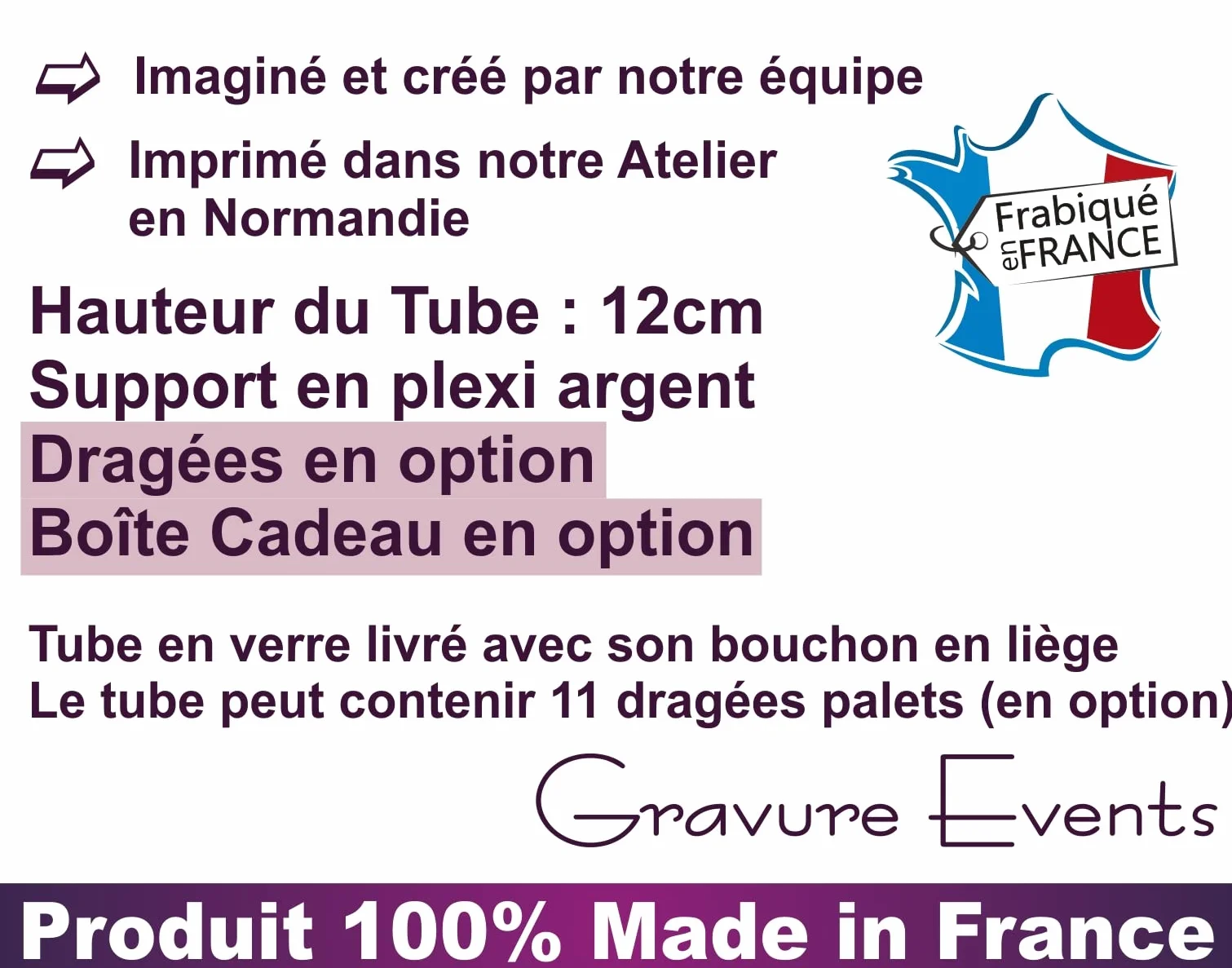 Soliflores Parrain Marraine Cadeau Baptême Noël Lot de 2
