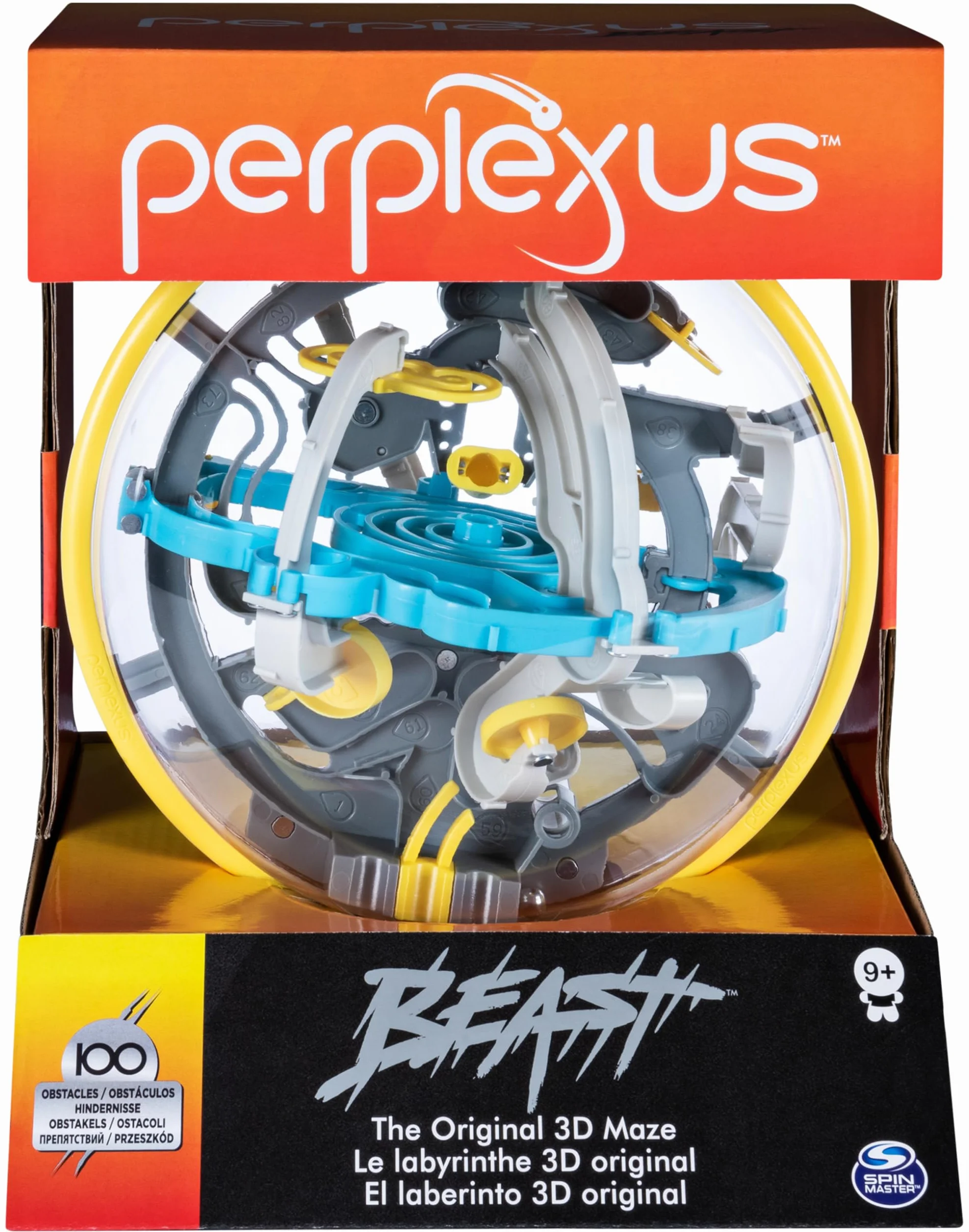 PERPLEXUS BEAST Labyrinthe Parcours 3D Original 100 Défis Jeu d'Action et de Réflexe Casse-tête Enfant 9 Ans et +
