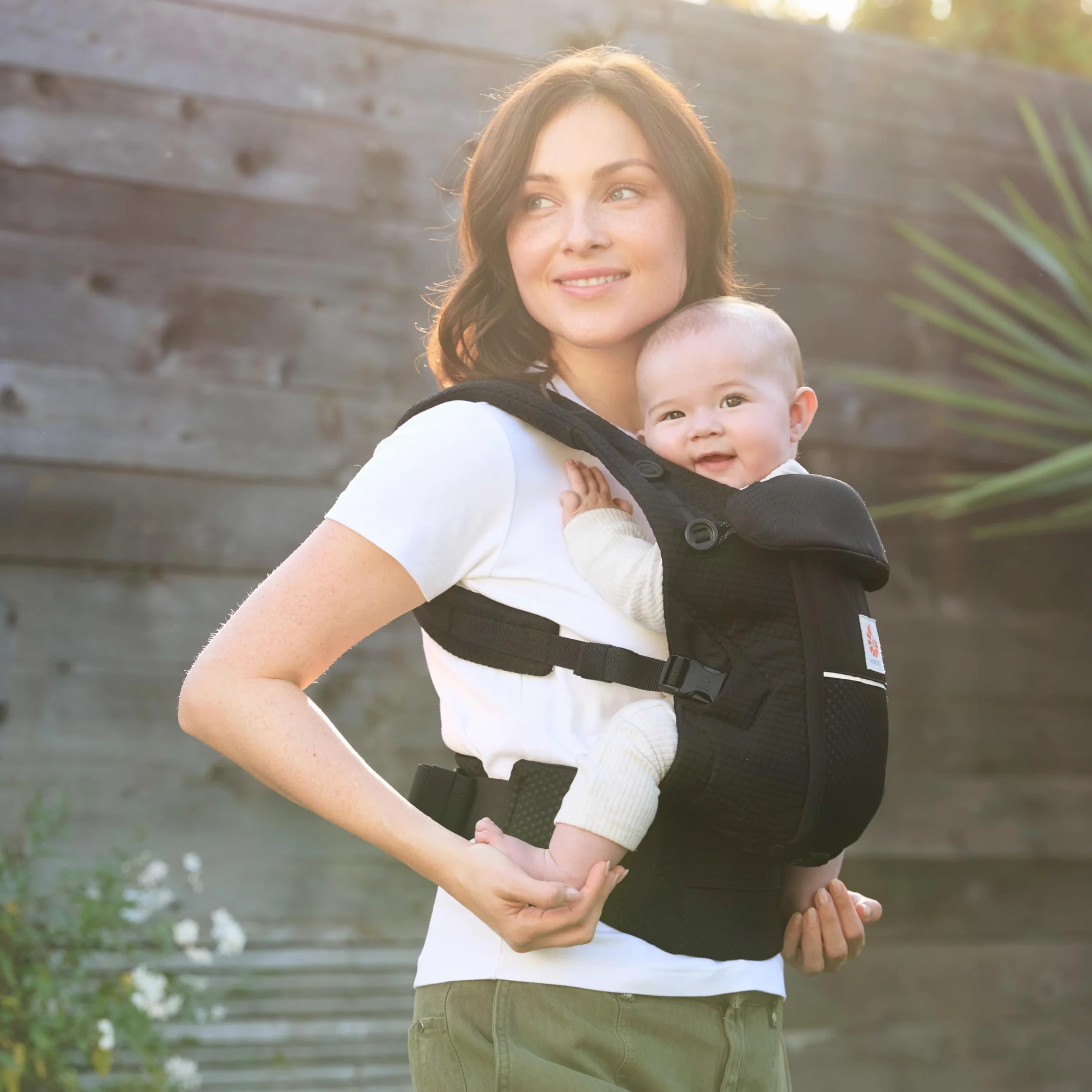 Ergobaby Porte-Bébé Adapt Onyx Black 3 positions Mesh SoftFlex ventral dorsal nouveau-nés