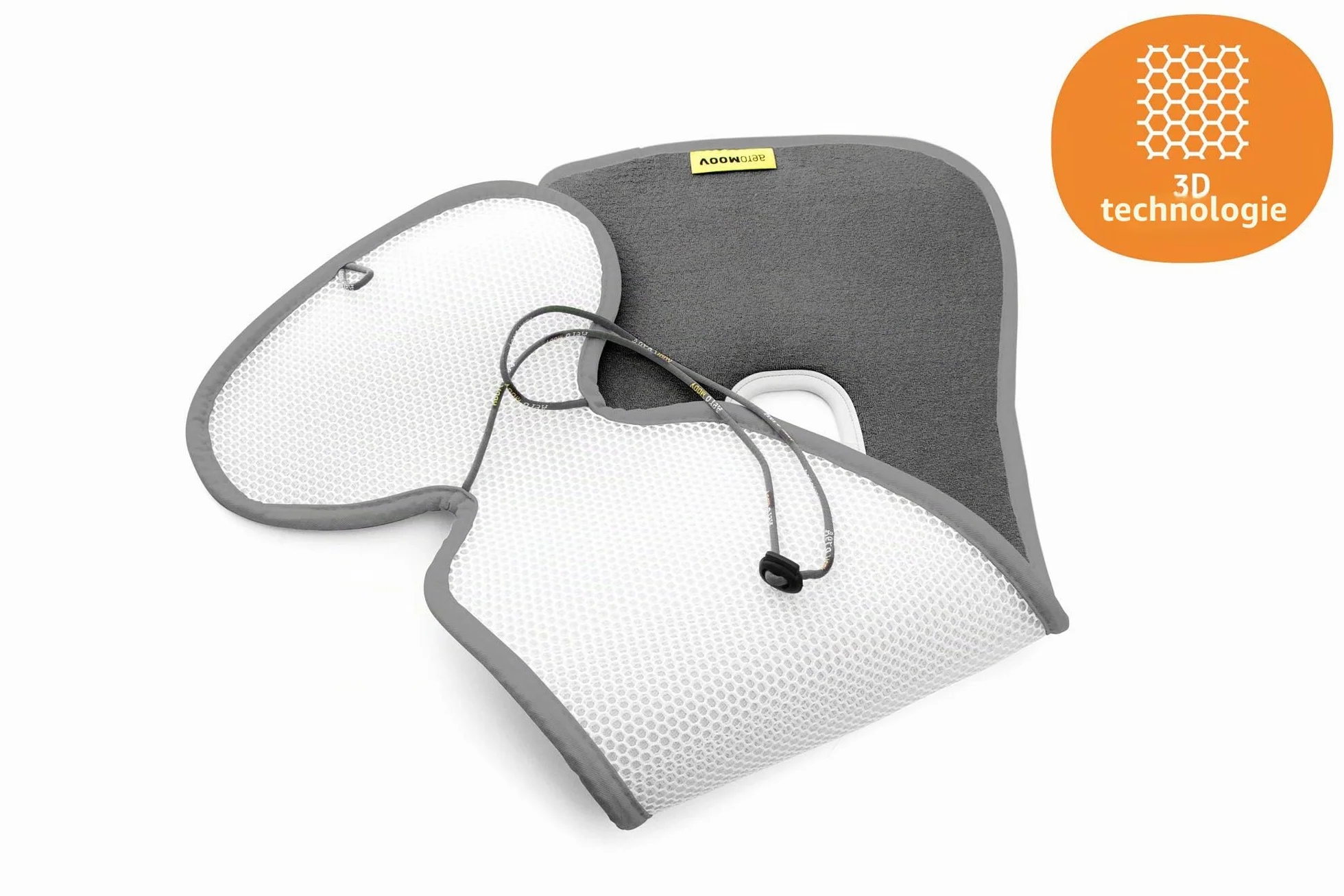 AeroMoov Assise Air Layer Siège-Auto Coton Bio Groupe 1 Anthracite