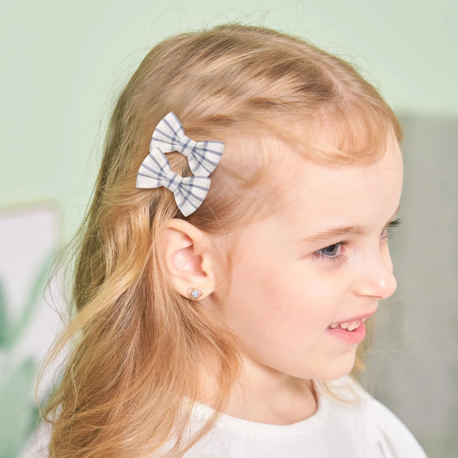 Jollybows 20pcs Barettes Cheveux 5 cm Pince Noeud Cheveux Bébé Accessoires Enfant