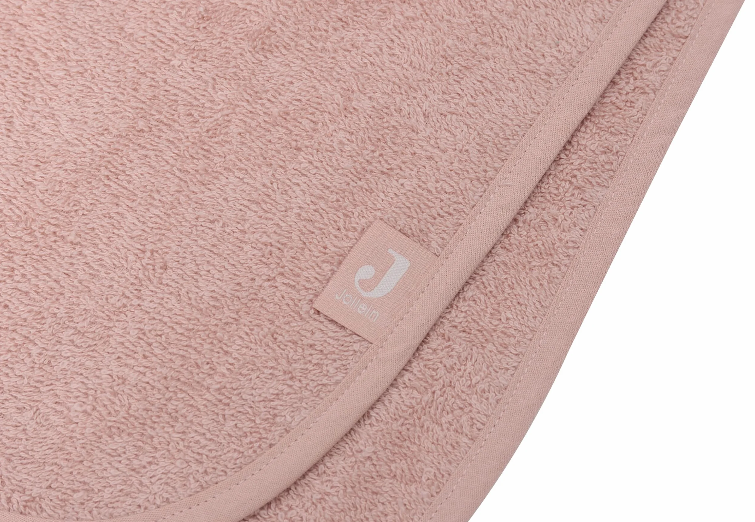 Jollein Poncho de bain enfant 1-4 ans Terry rose sauvage 100% coton Oeko-Tex capuche oreilles