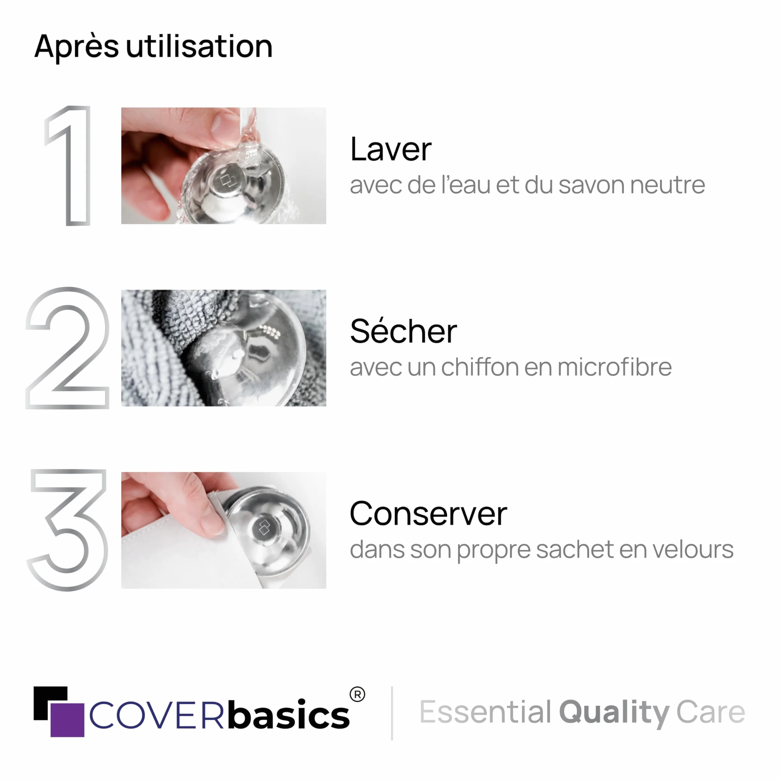 Coupelle Argent Allaitement SilverCups - Coque Protection Mamelons Dispositif Médical XL