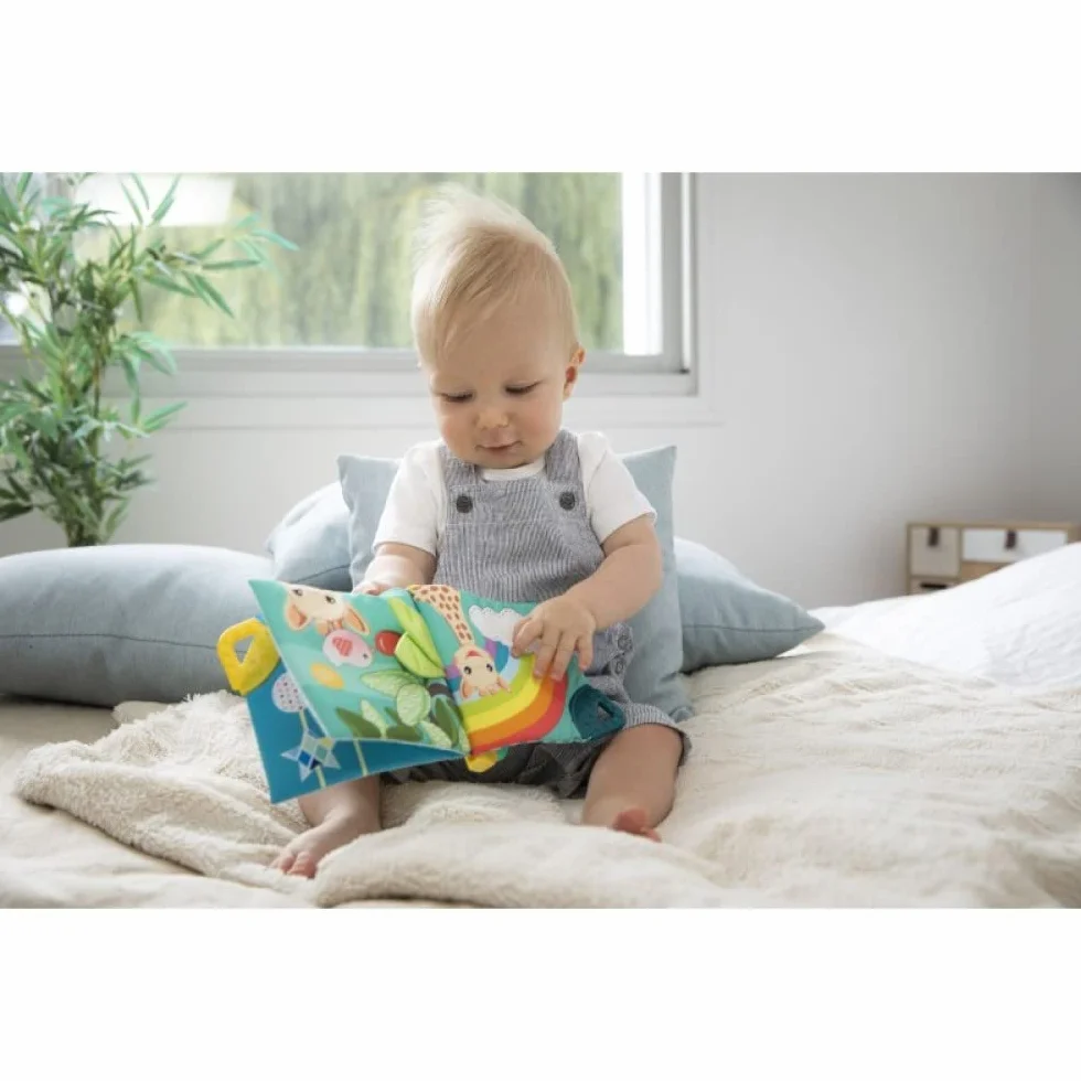 SOPHIE LA GIRAFE Livre d'Éveil Multicolore pour Bébés - Développer les Sens