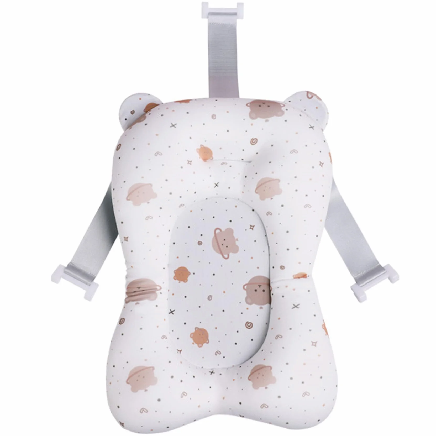 Coussin de baignoire pour bébé antidérapant réglable support de bain nouveau-né