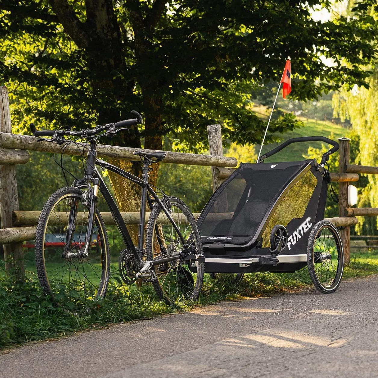 FUXTEC Remorque à vélo FX-FA1S place unique