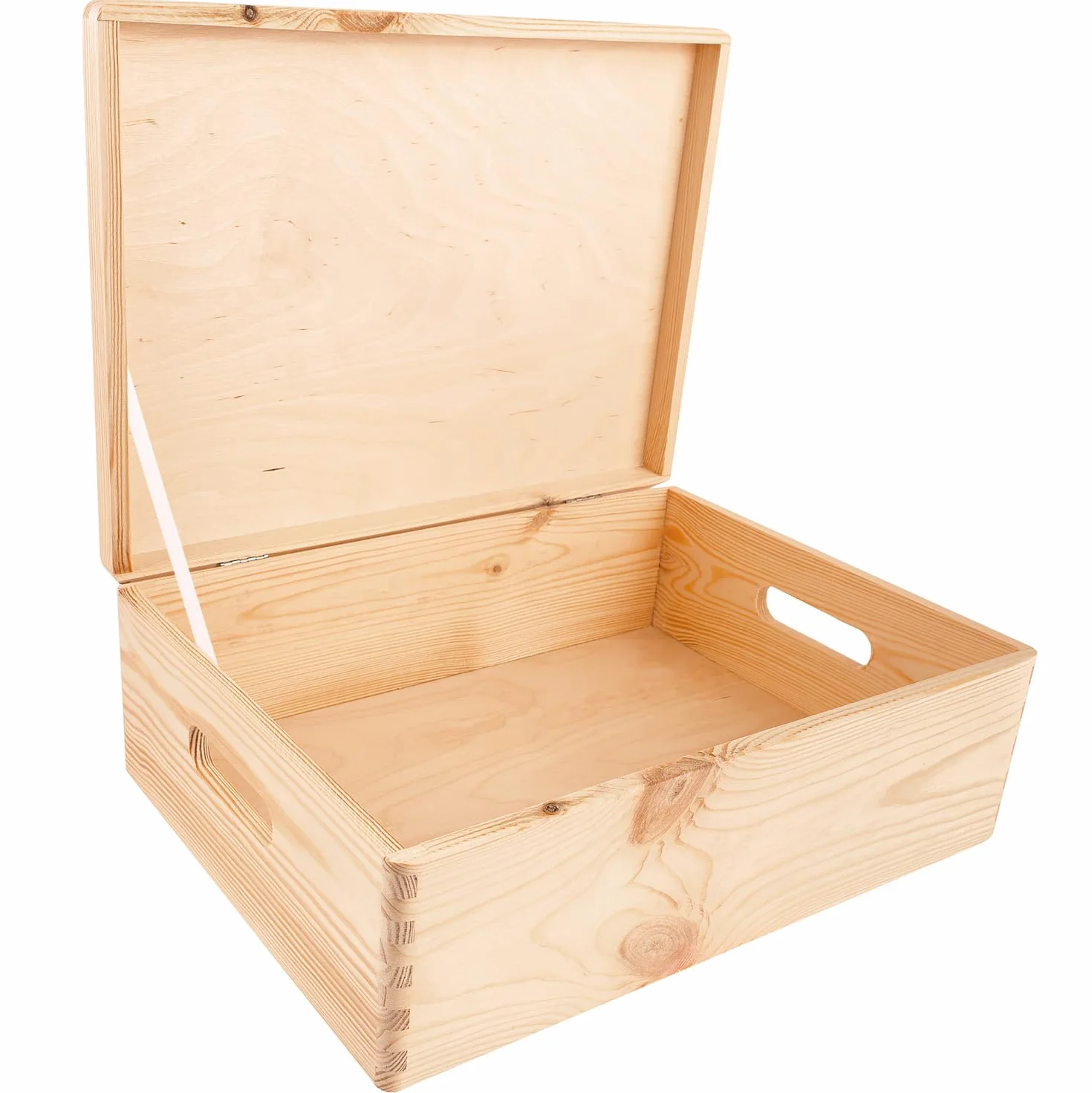 Creative Deco Boîte à Souvenirs Bébé Personnalisé Animaux de la Forêt 40 x 30 x 14 cm Bois Naissance