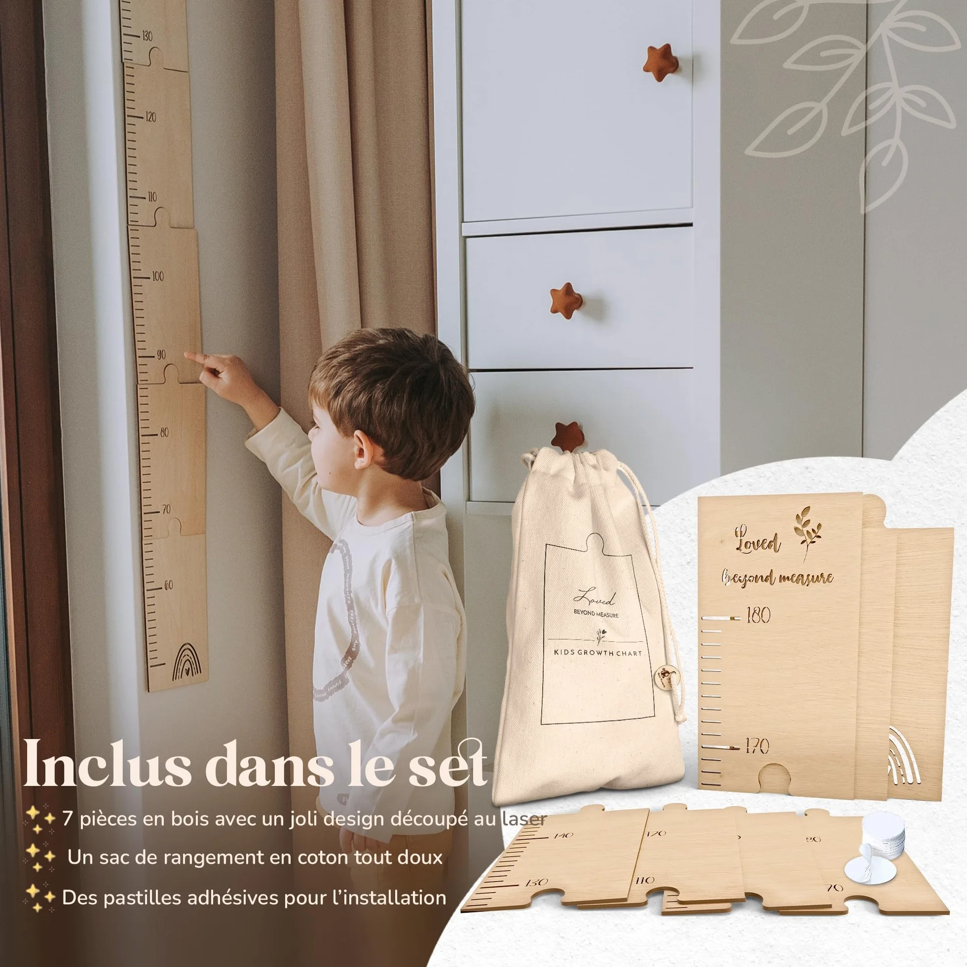 toise murale enfant