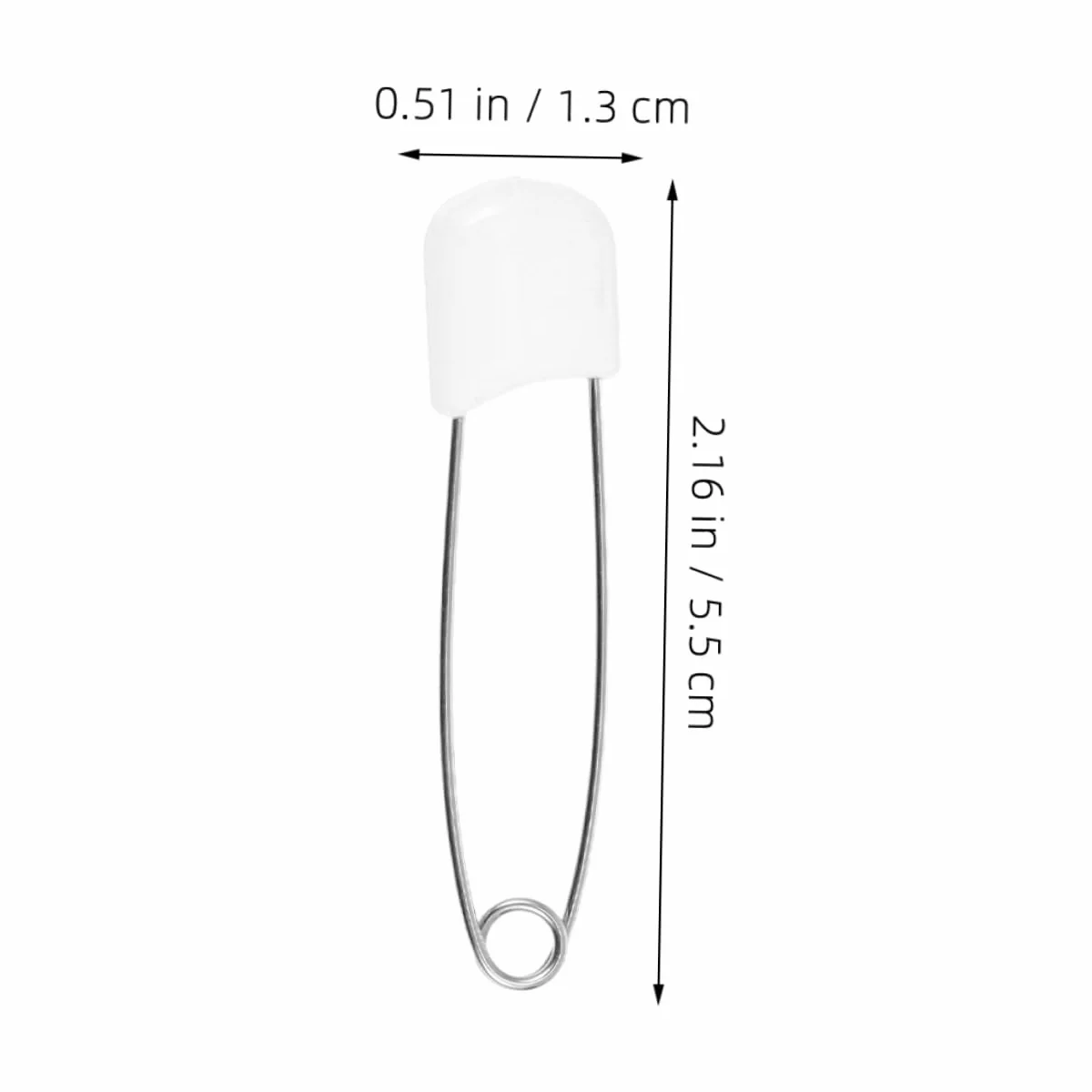 Épingles à Nourrice Sécurisées pour Bébés - Lot de 60 pour Couches et Vêtements