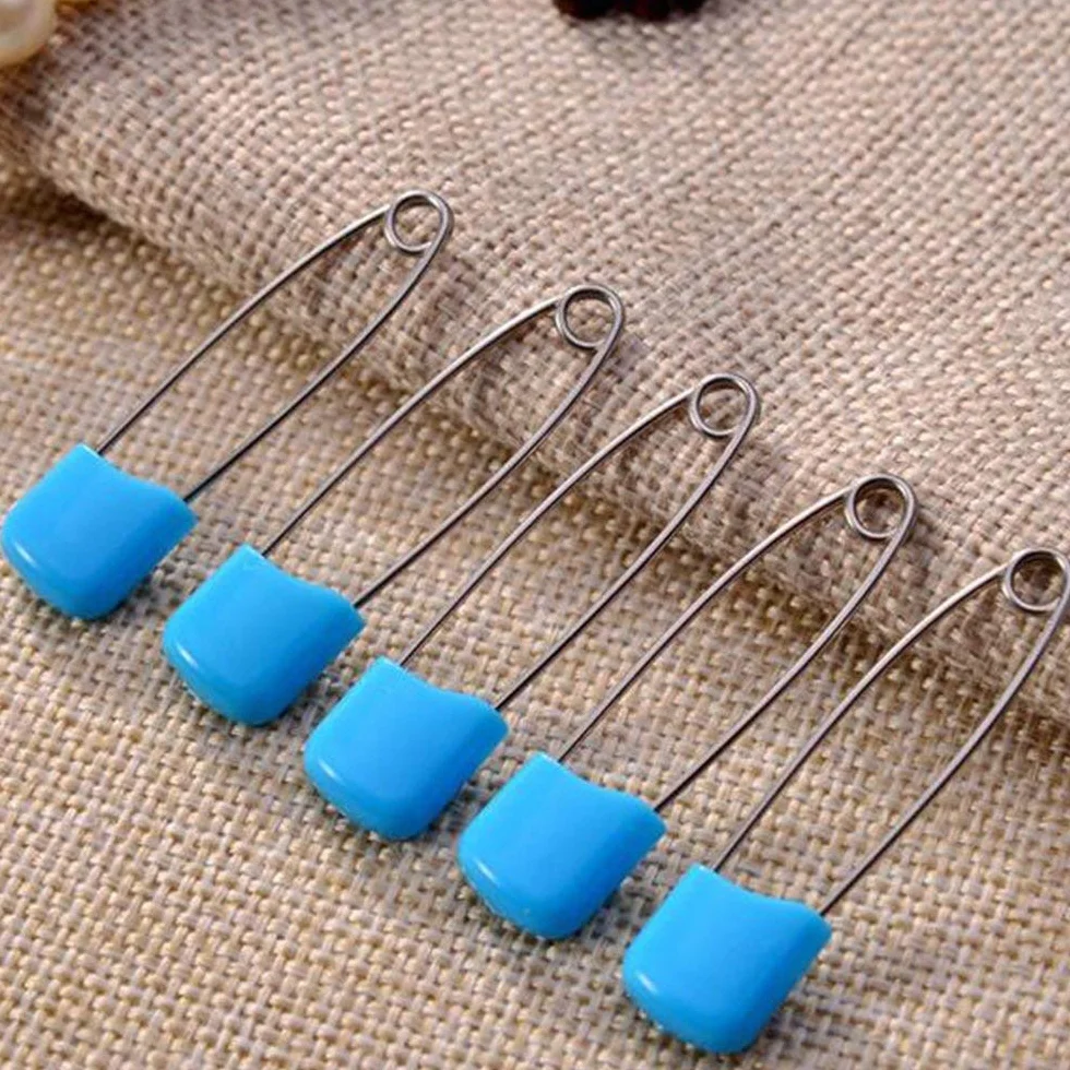 Lot de 6 épingles à couches assorties pour bébé