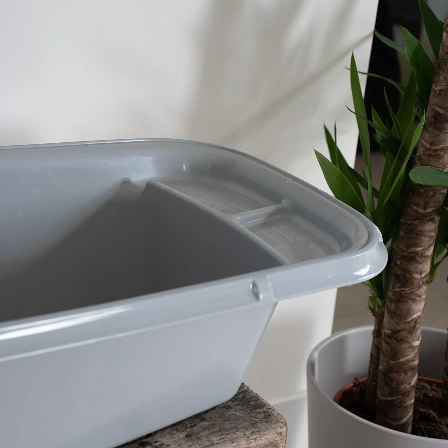 THERMOBABY Baignoire LUXE Bain de bébé Gris Charme Fabriqué en France