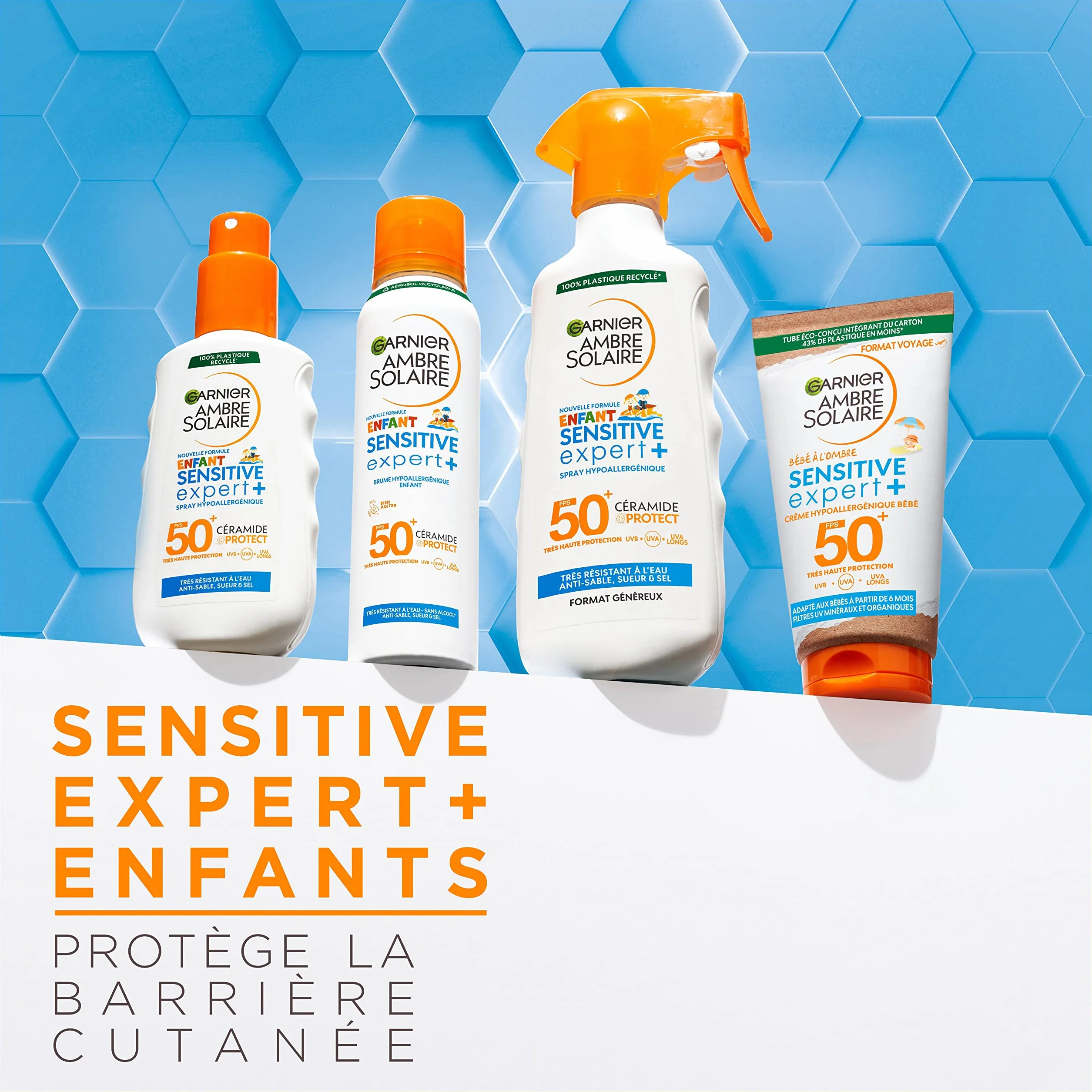 GARNIER Ambre Solaire Lait Solaire Bébé FPS 50+ 50 ml