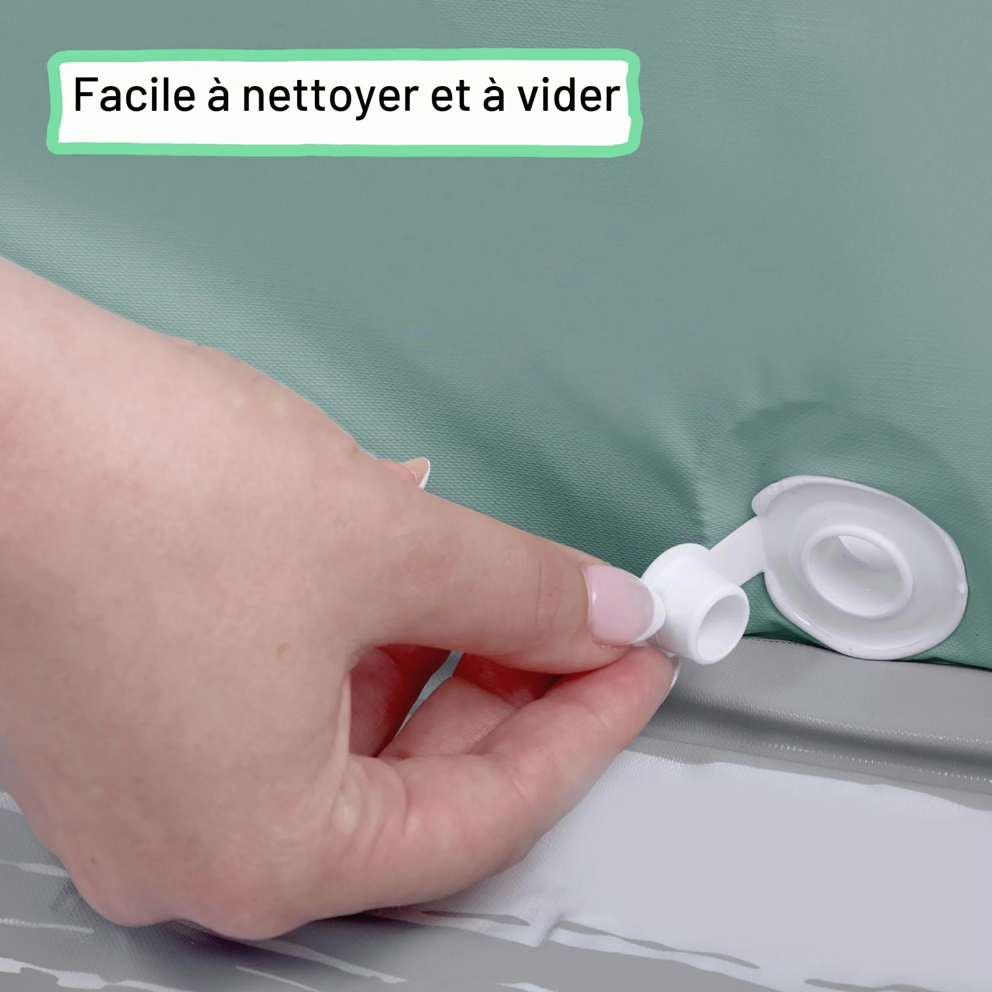 Ingenuity Baignoire Tuckaway Toddler Tub Pliable pour Douche, 12 Mois à 5 Ans