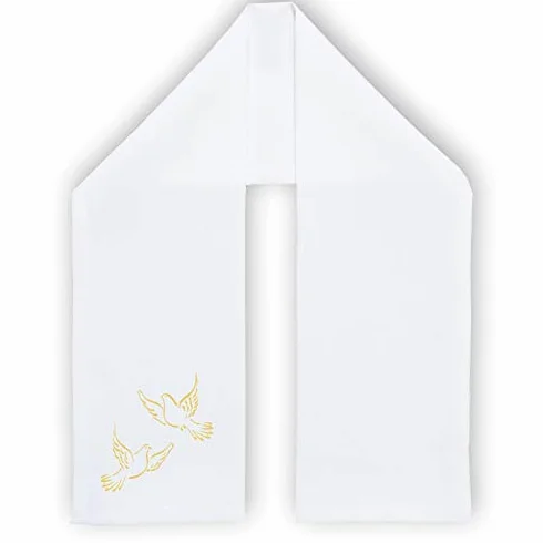 Étole Écharpe de Baptême Personnalisable Flocage