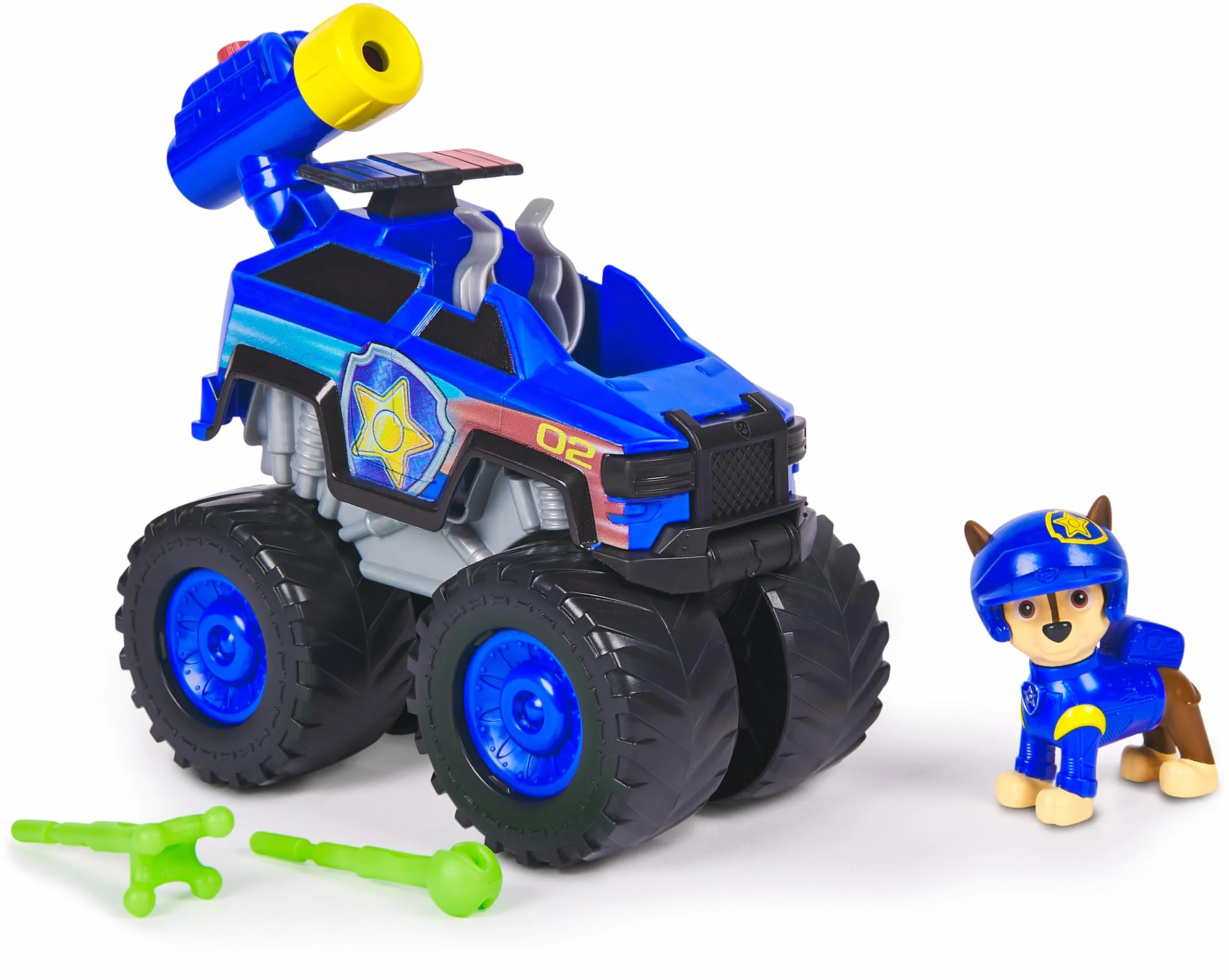 Paw Patrol Pat Patrouille Chase Rescue Wheels Véhicule Figurine Voiture À Collectionner 2 Projectiles Tout-Terrain Jouet Enfant 3 Ans+