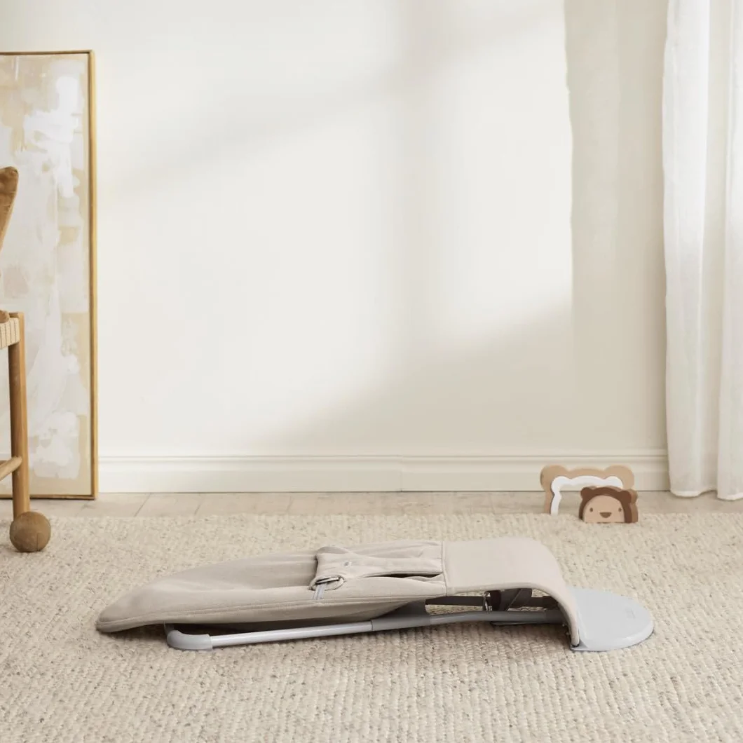 BabyBjörn Transat Bliss, Tissé chiné, Beige clair