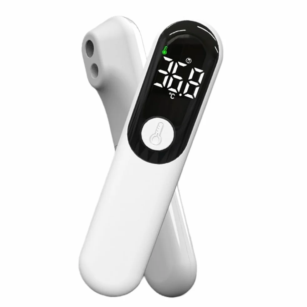 Thermomètre Digital Infrarouge sans Contact Rechargeable °F/°C pour Bébés Enfants Adultes