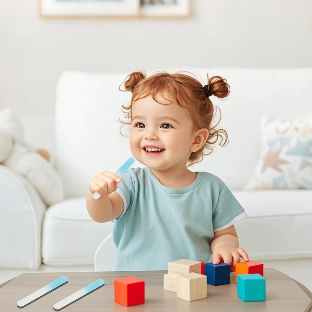Lot De 2 Limes À Ongles En Cristal Pour Bébé