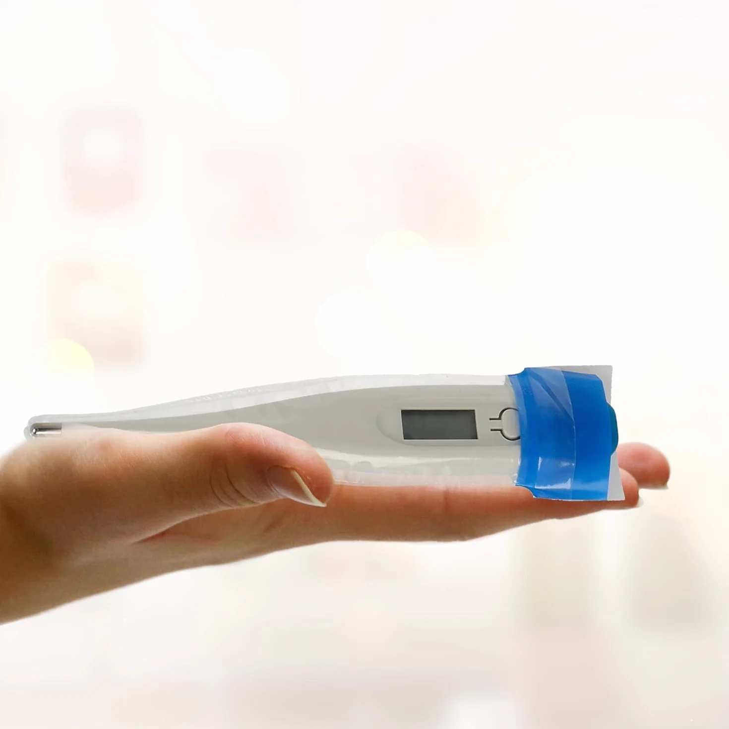 Lantelme 100 Couvres Couverture de Thermomètre médical pour Enfants avec Lubrifiant