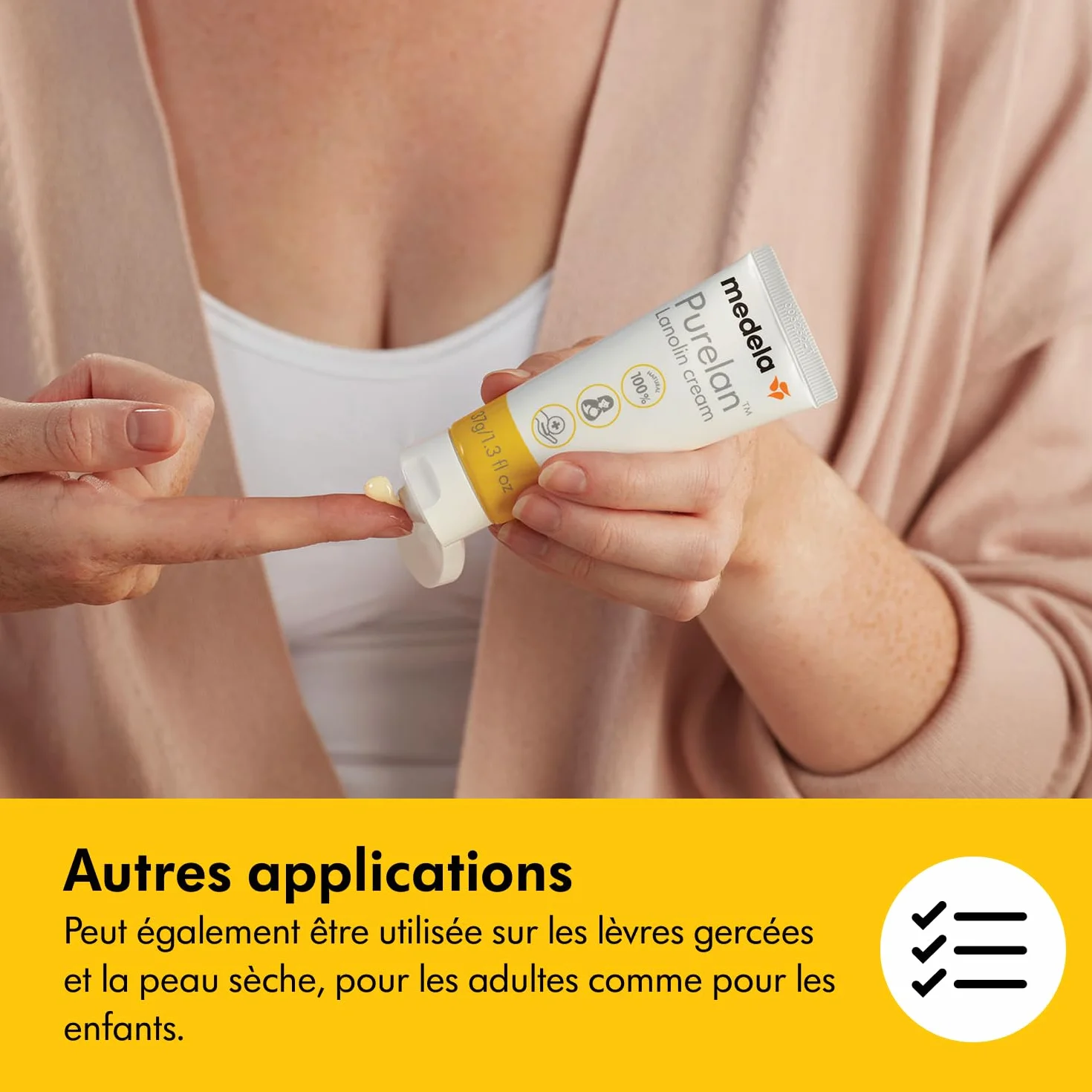 Medela Purelan Crème d'allaitement à la lanoline 100% naturelle hypoallergénique 37g