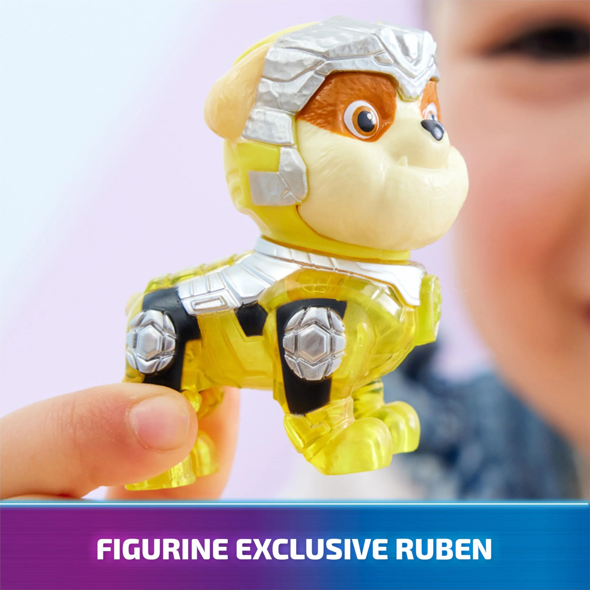 Paw Patrol Pat Patrouille Véhicule Figurine Ruben Voiture Collection Sons Lumières Jouet Enfant 3 Ans+