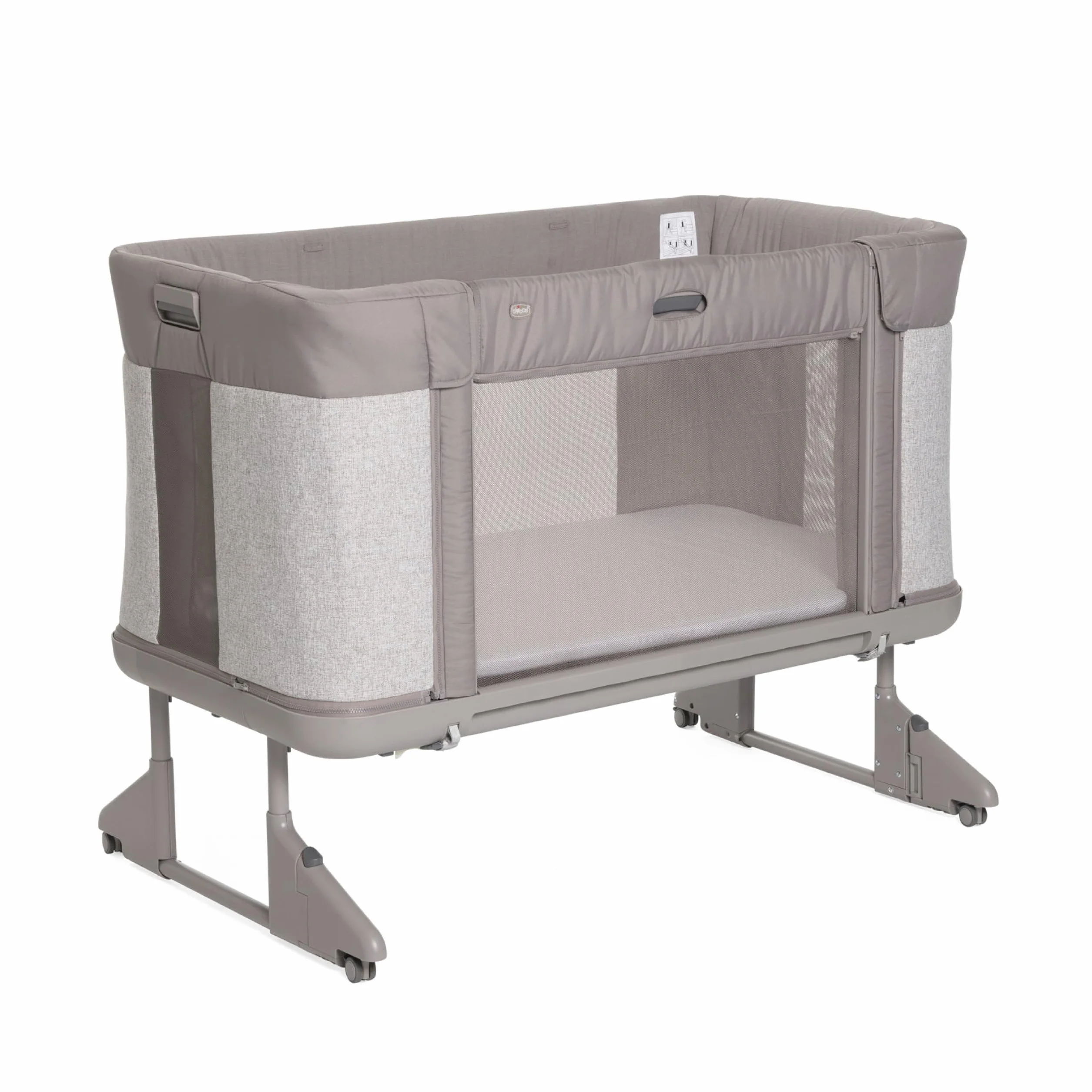 Chicco Next2Me Forever, Lit Bébé 3en1 jusqu'à 4 Ans (22 kg), Berceau avec Hauteur Réglable et Matelas Inclus