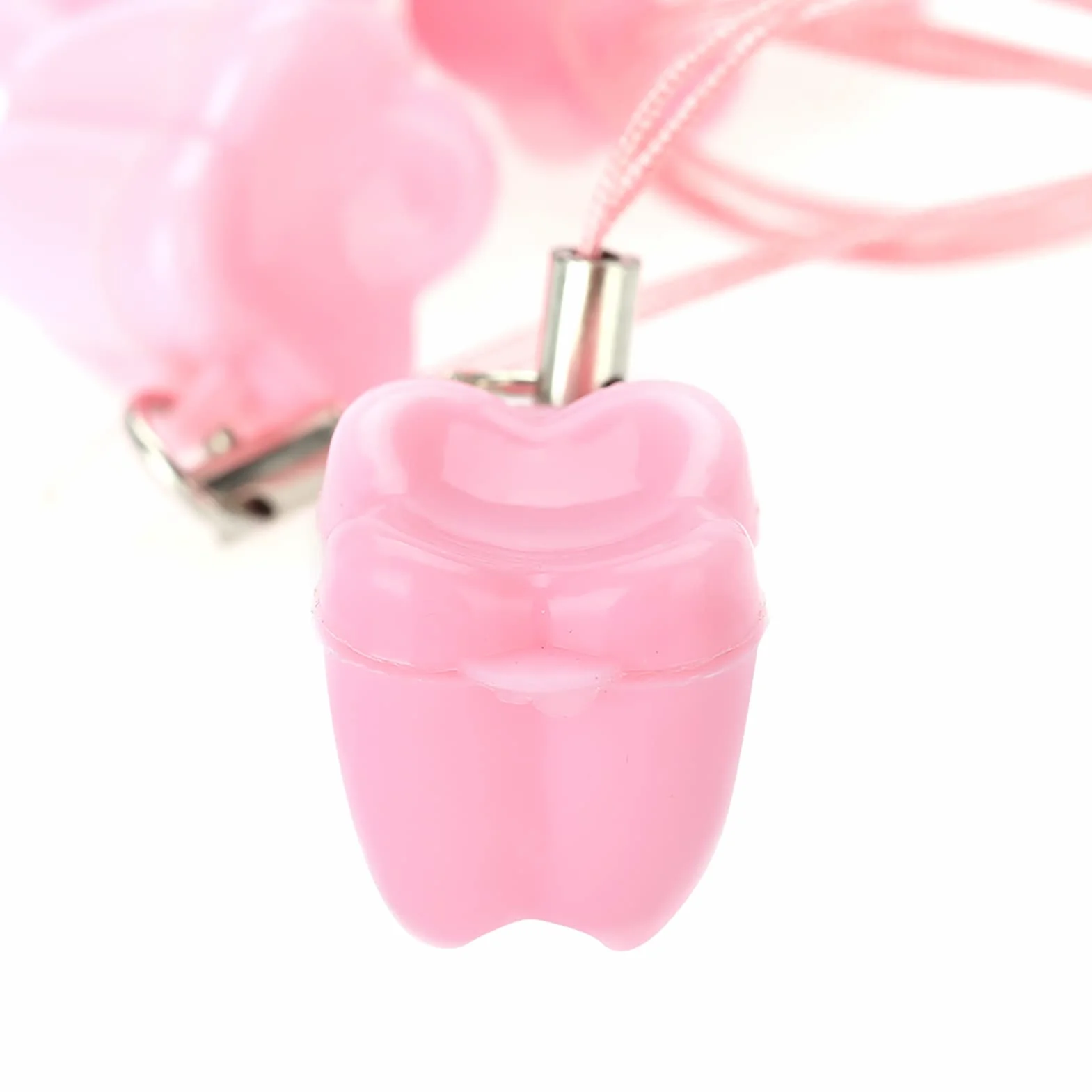 Boîtes de rangement pour dents de lait bébé lot de 5 plastique cordon porte-dents 5 couleurs