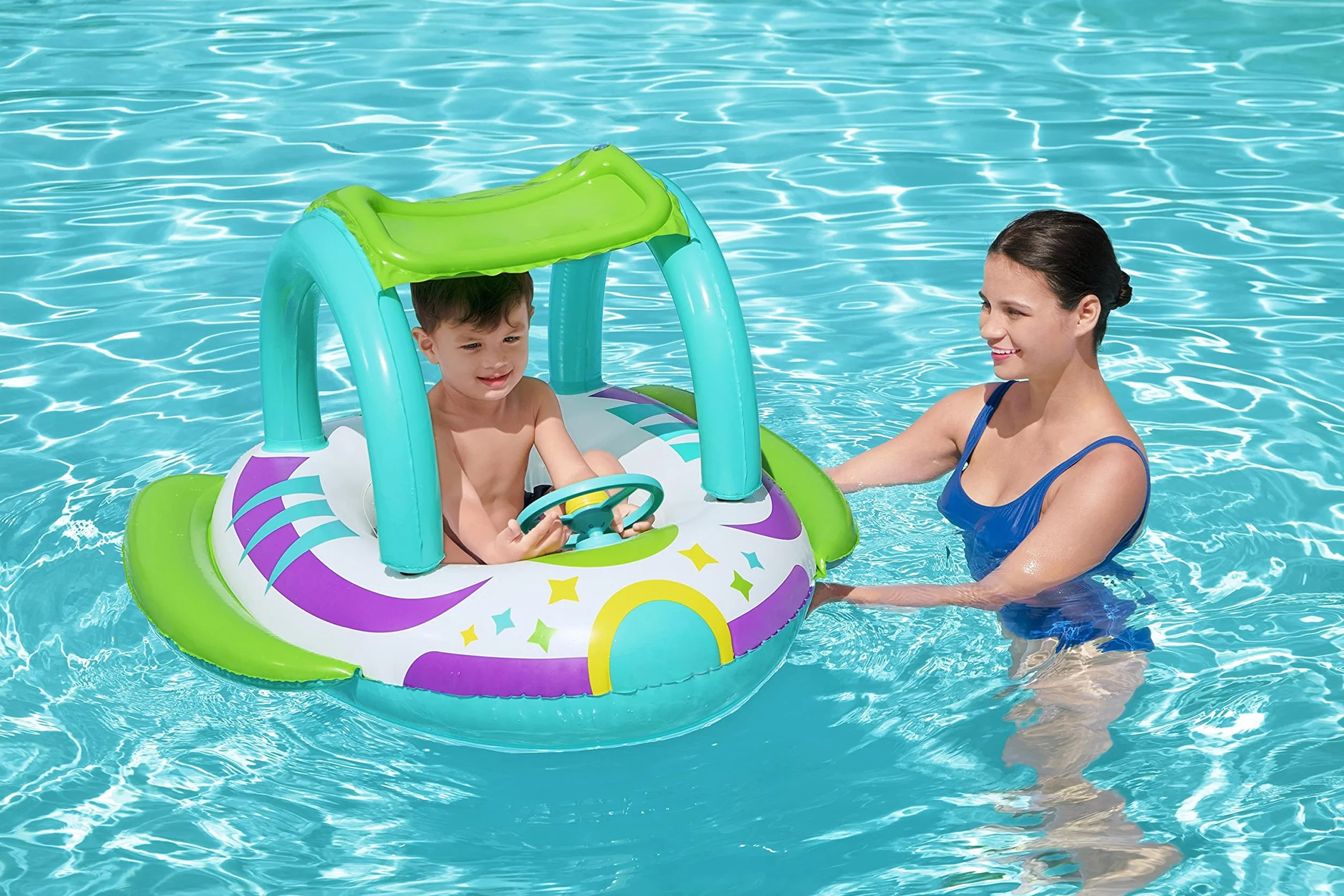Bestway Inflatable Fox Float for Kids Swimming Pool Toy
