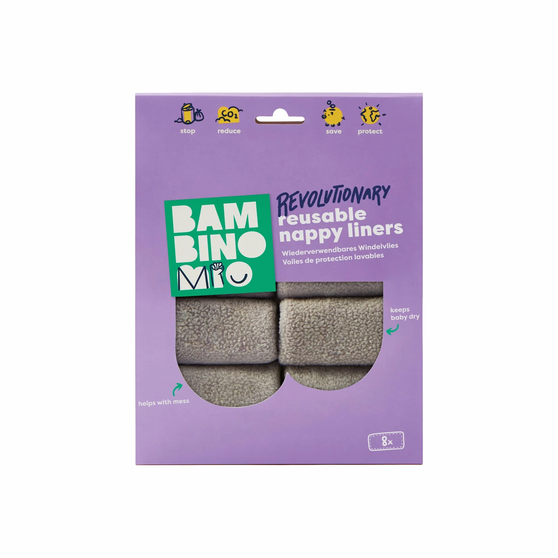 Bambino Mio Voiles de protection lavables lot de 8