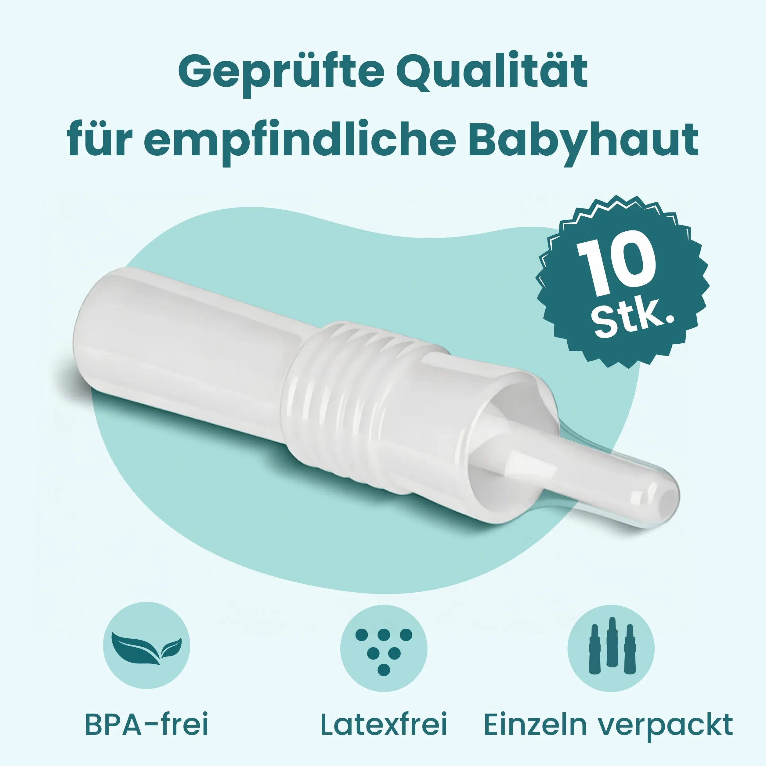 FUCHSI Lot de 10 tubes anti-ballonnements pour bébé - Sans médicament - Remède doux pour coliques