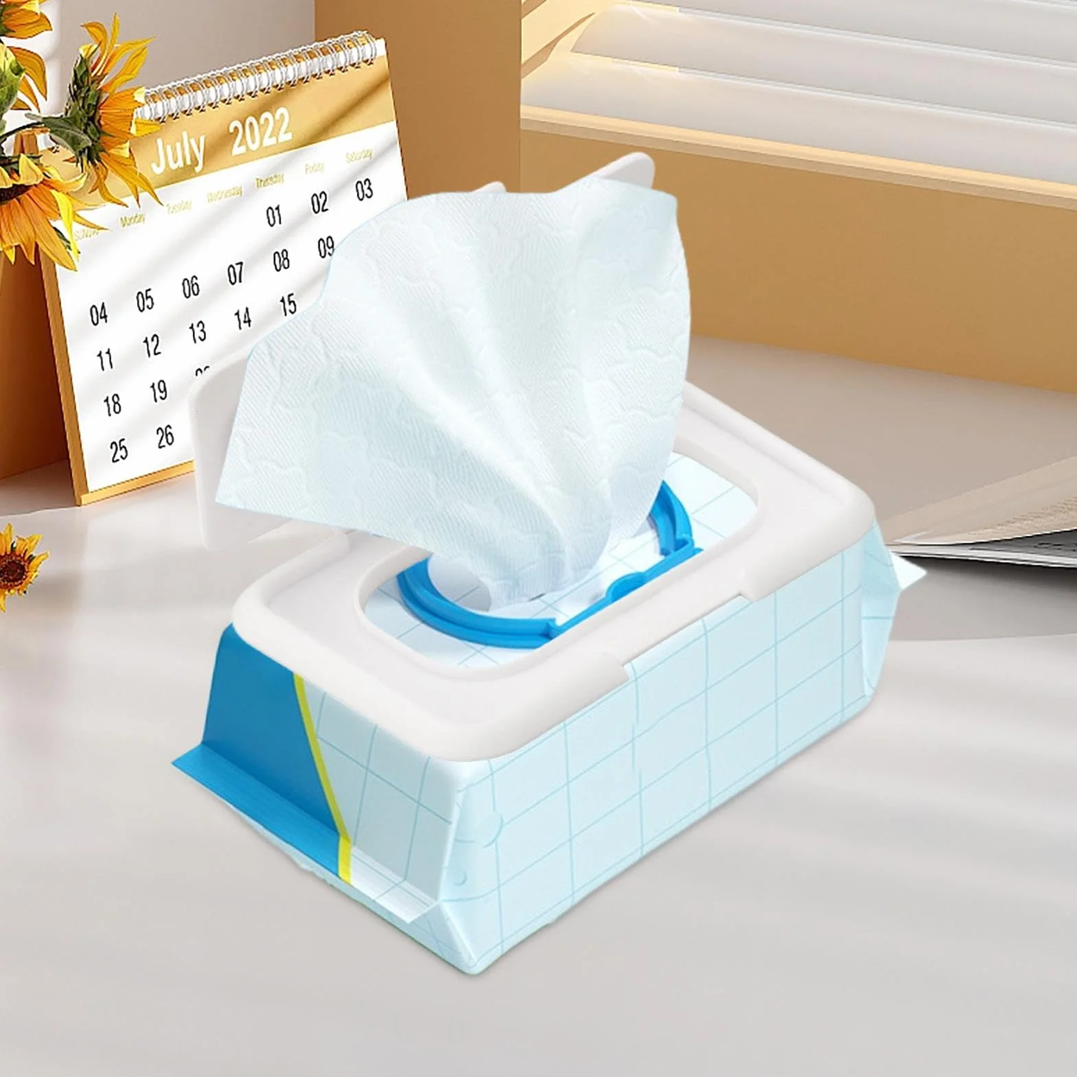 Chauffe-Lingettes Pour Bébé avec Thermostat Boîte de Lingettes Humides Support Distributeur