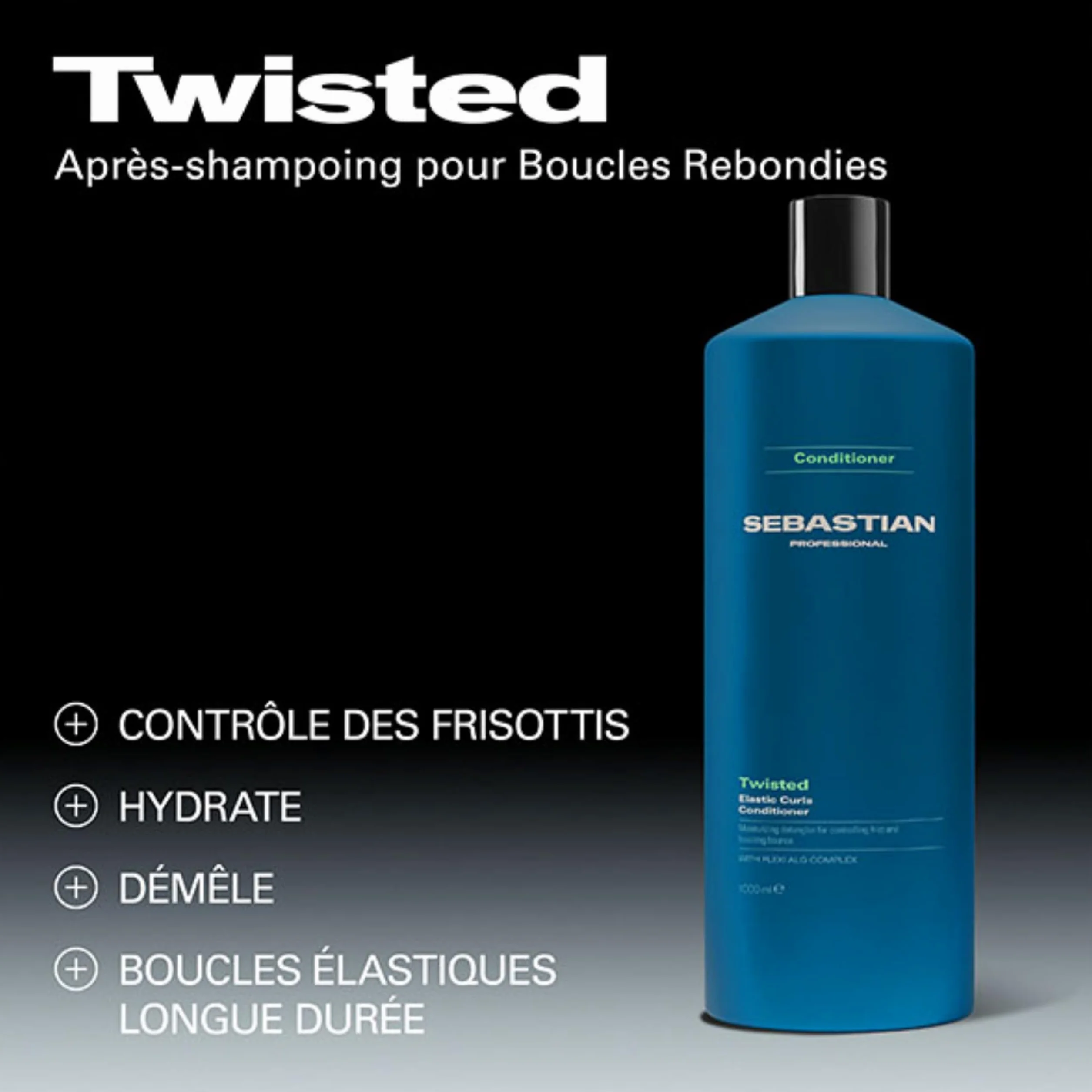 Sebastian Professional Après-shampoing cheveux bouclés 1000 ml