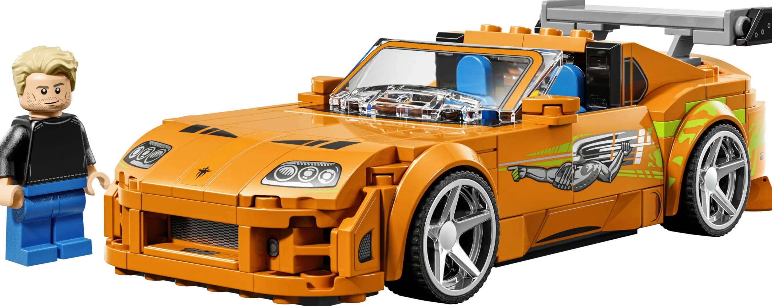 LEGO Speed Champions Toyota Supra MK4 Fast and Furious Voiture Maquette Minifigurine Brian O'Conner Cadeau STEM 10 Ans 77260