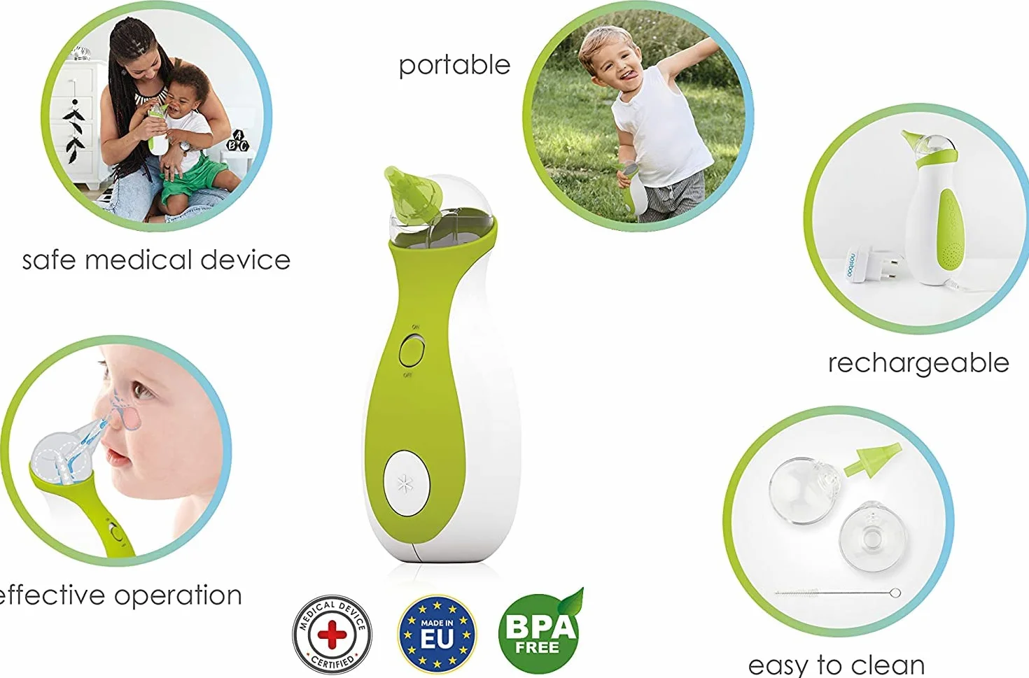 Nosiboo Go Mouche Bébé Électrique