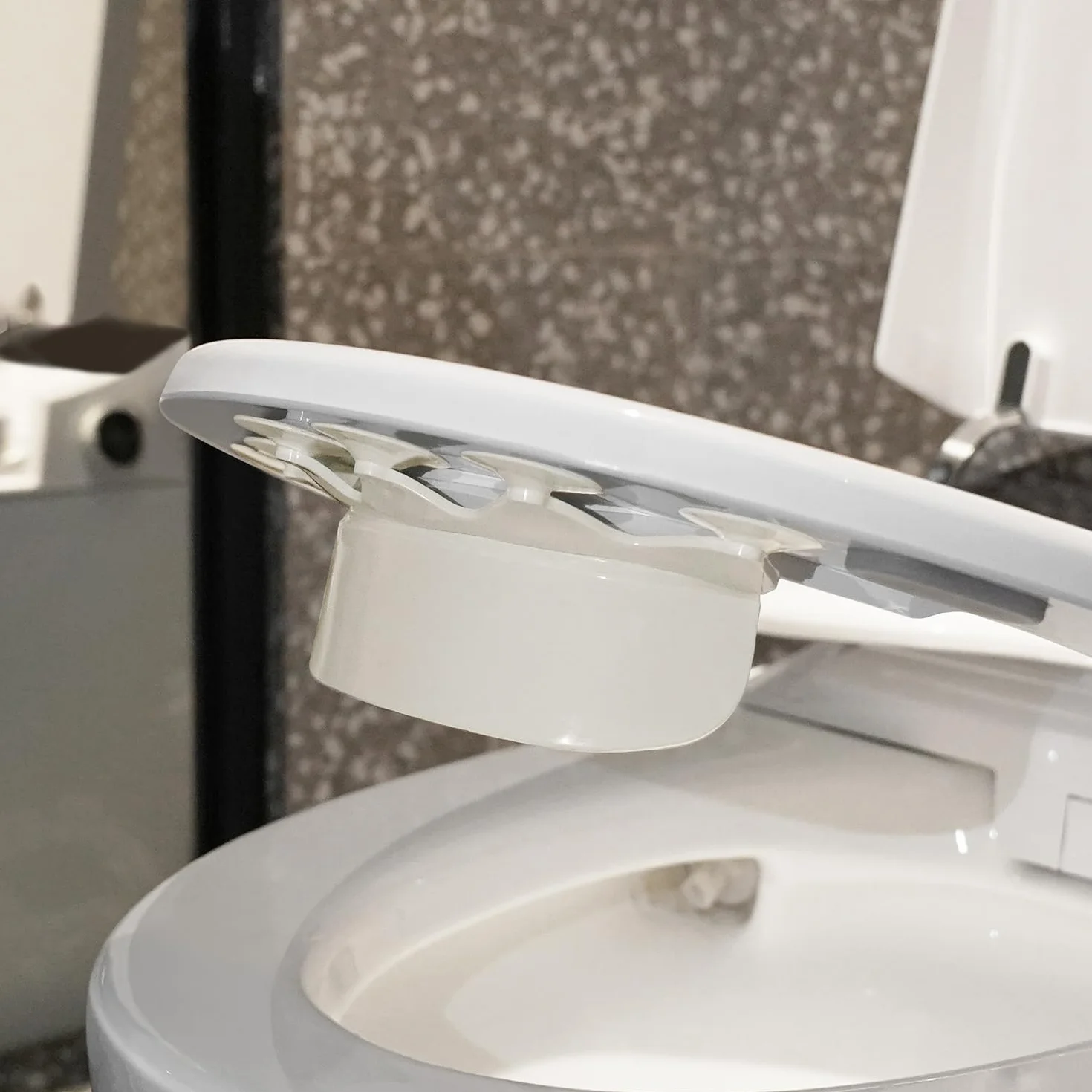 2 Déflecteurs D'Urine Toilettes avec Ventouse Protection Anneau Réutilisable Accessoires Entraînement Enfants