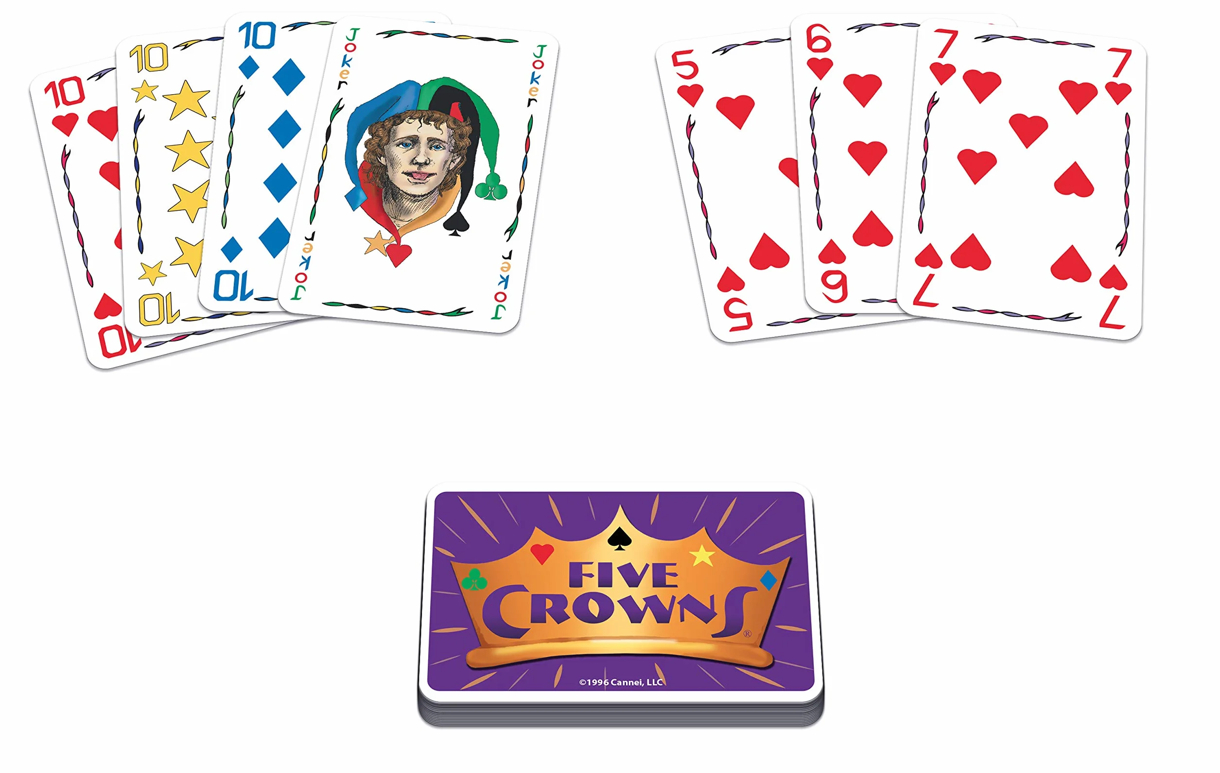 GIGAMIC Les Cinq Rois Jeu de société Cartes dès 8 ans 1-7 joueurs 45 min Français