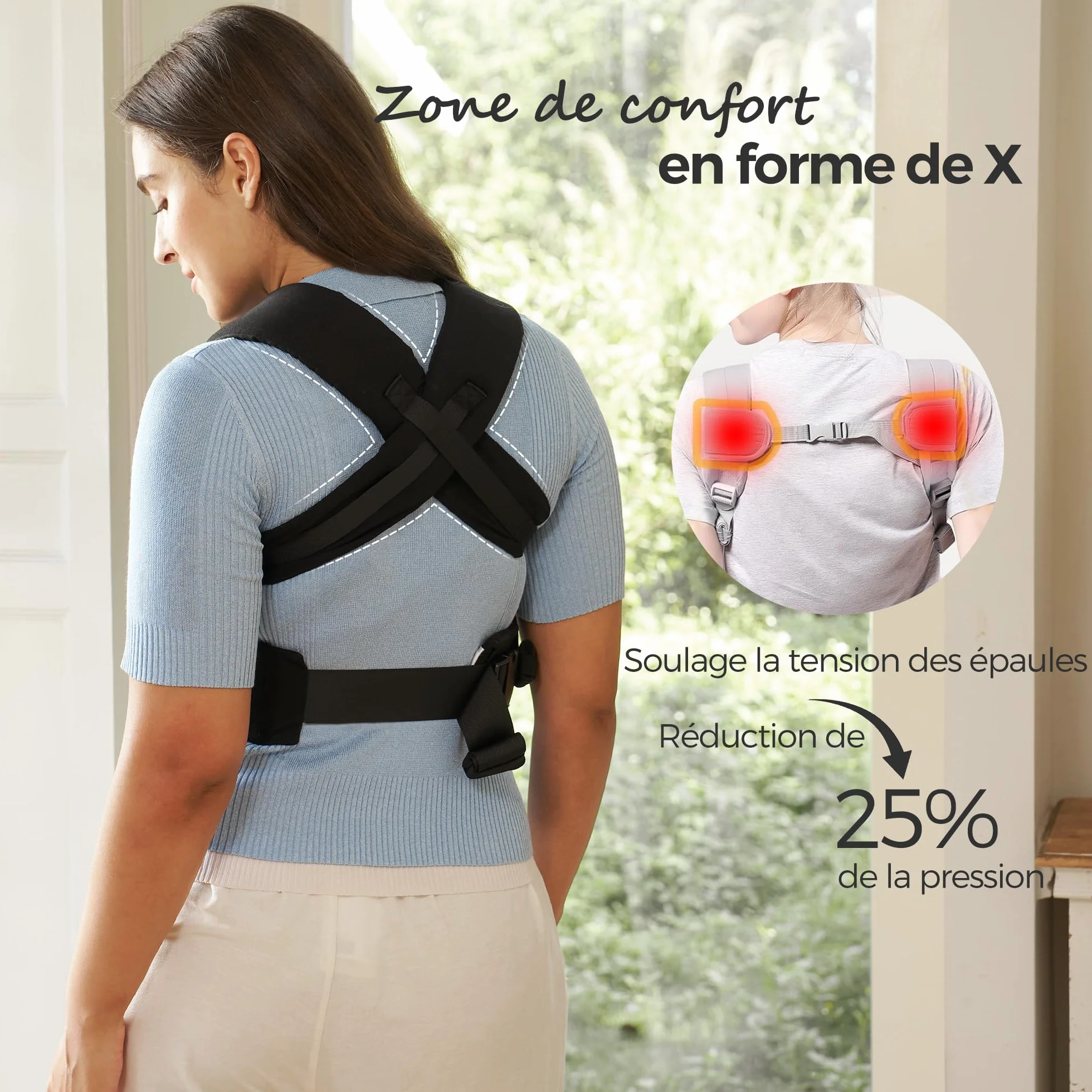 Momcozy Porte-bébé nouveau-né dès la naissance 3-11 kg Noir