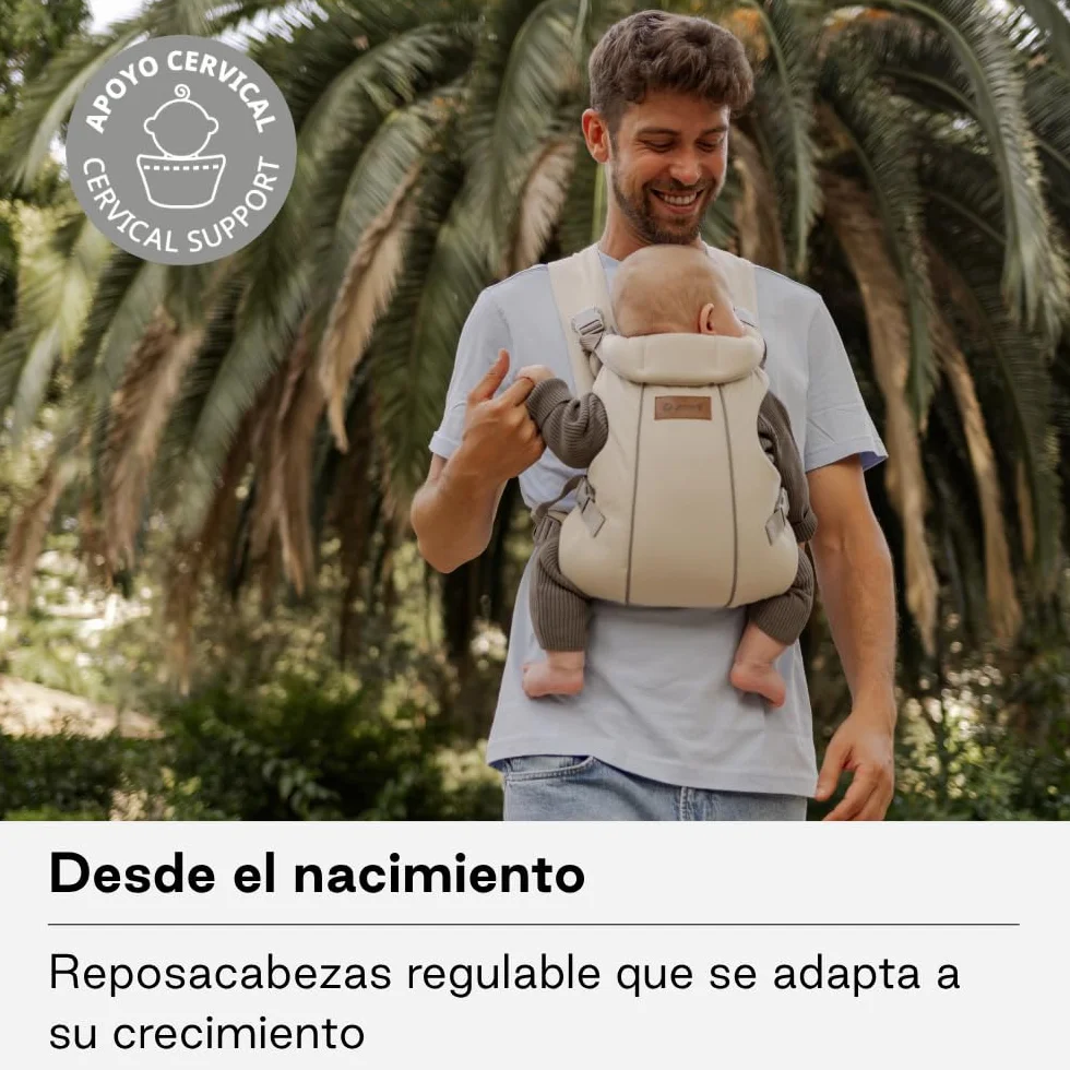 Jané Dual Porte-Bébé Ergonomique 3 Positions 3,5–15 kg Beige
